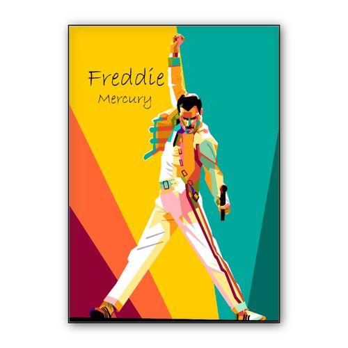 Freddie Mercury wpap illustration wall art poster