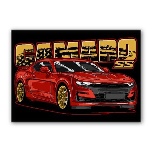 Chevrolet Camaro SS wall art poster