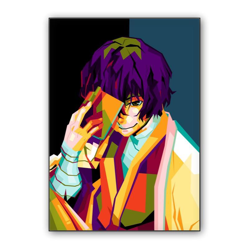 Anime Osamu Dazai in Pop art