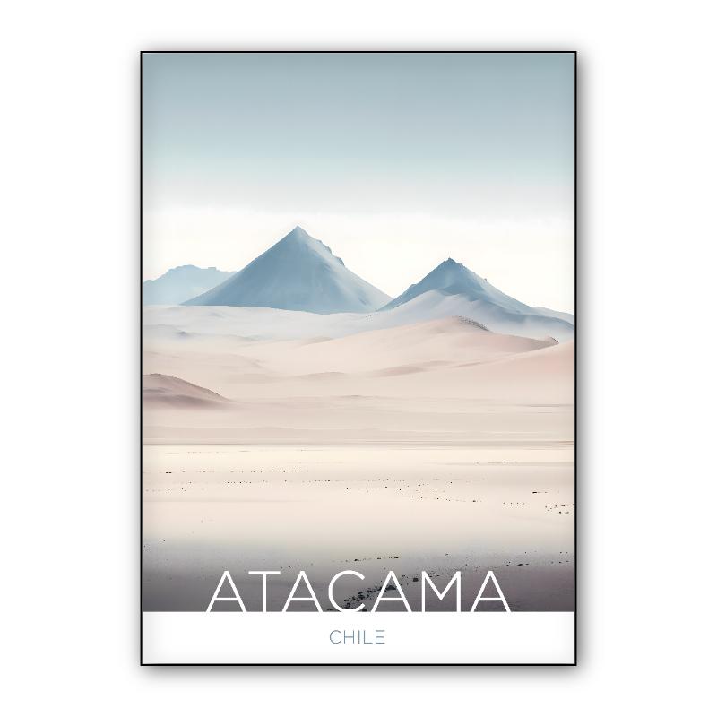 The Atacama Desert - Chile - Acquarel Technique