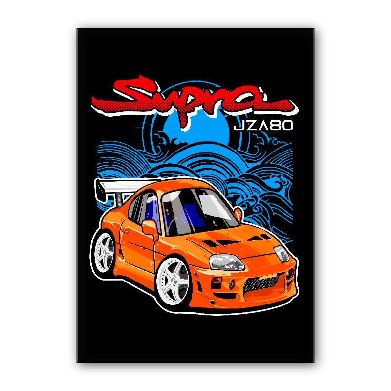 Toyota Supra JZA80 CARtoon / CARicature