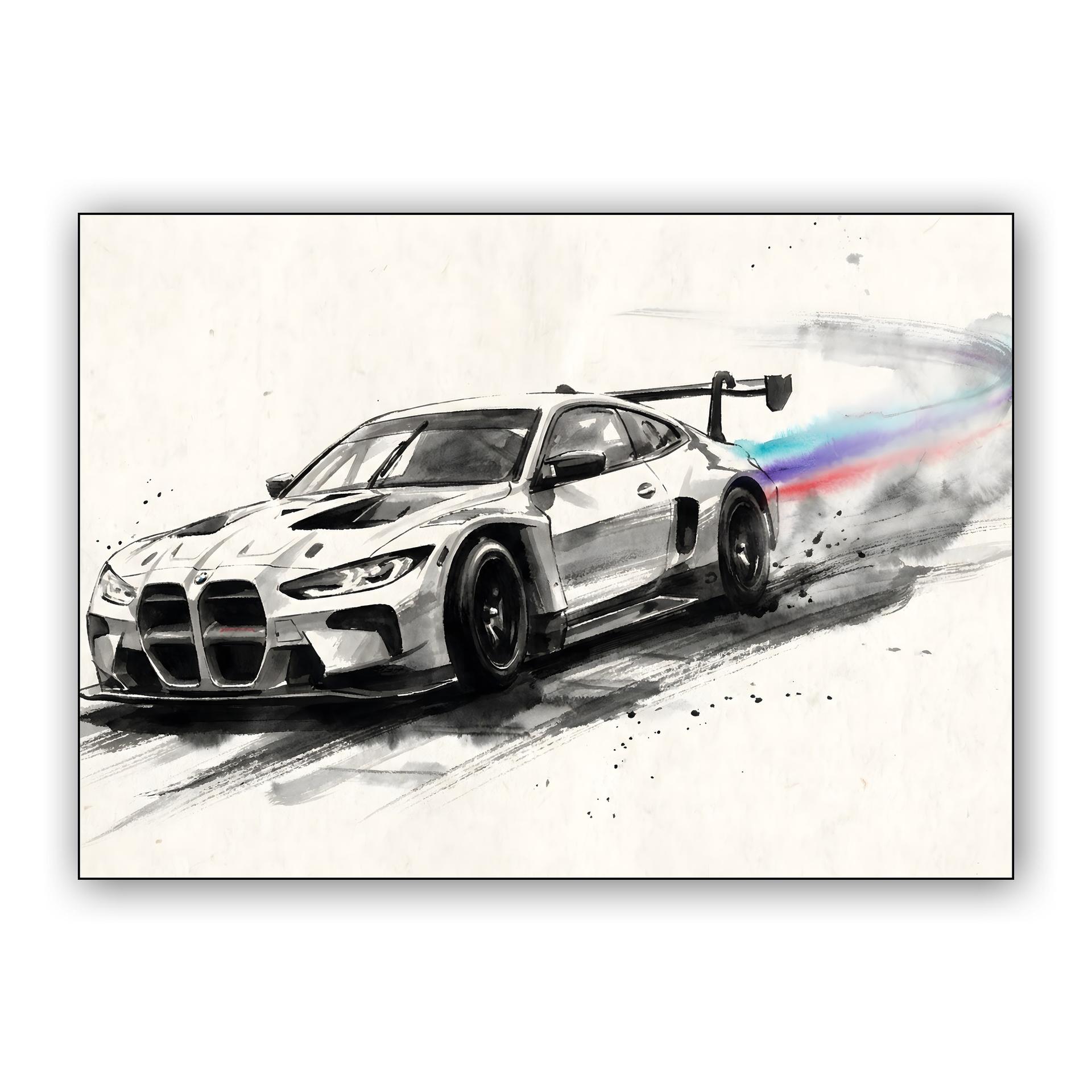 BMW M4 GT3 Ink Wash Drift