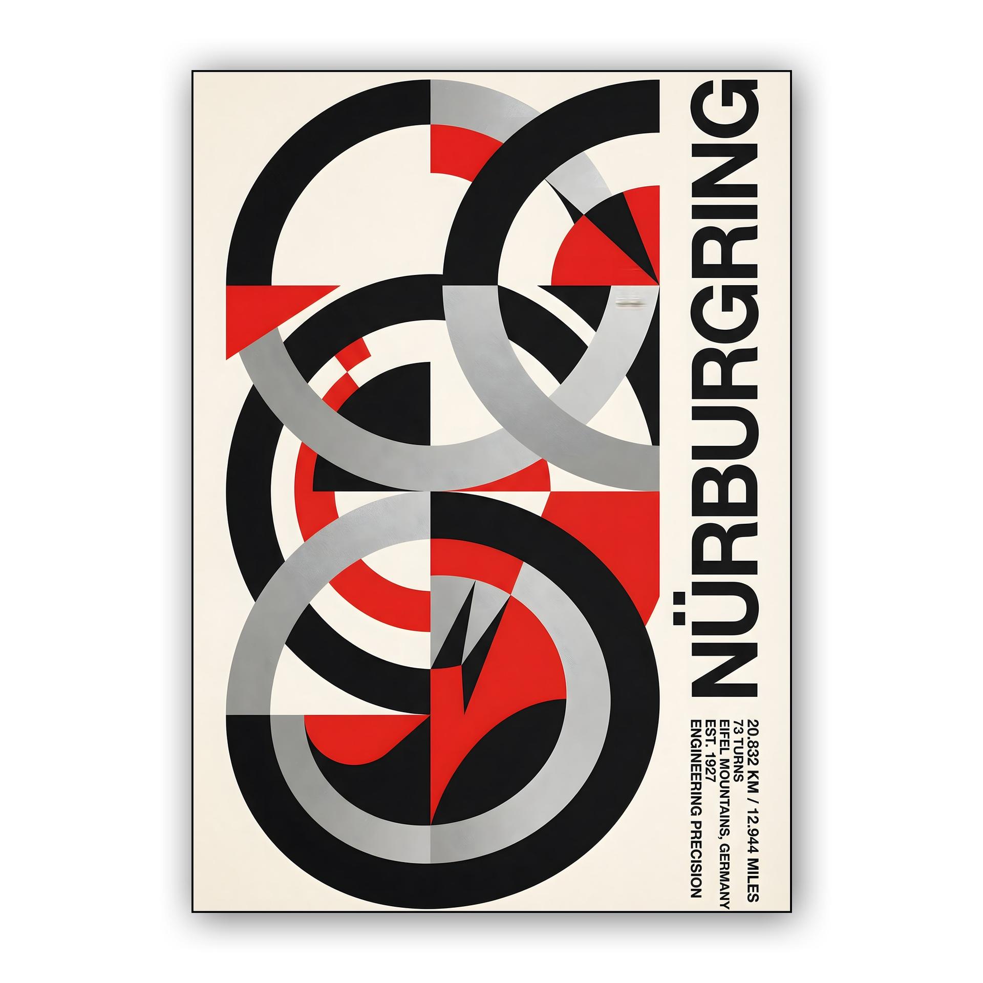 Engineering Precision: Nürburgring Geometric Abstraction