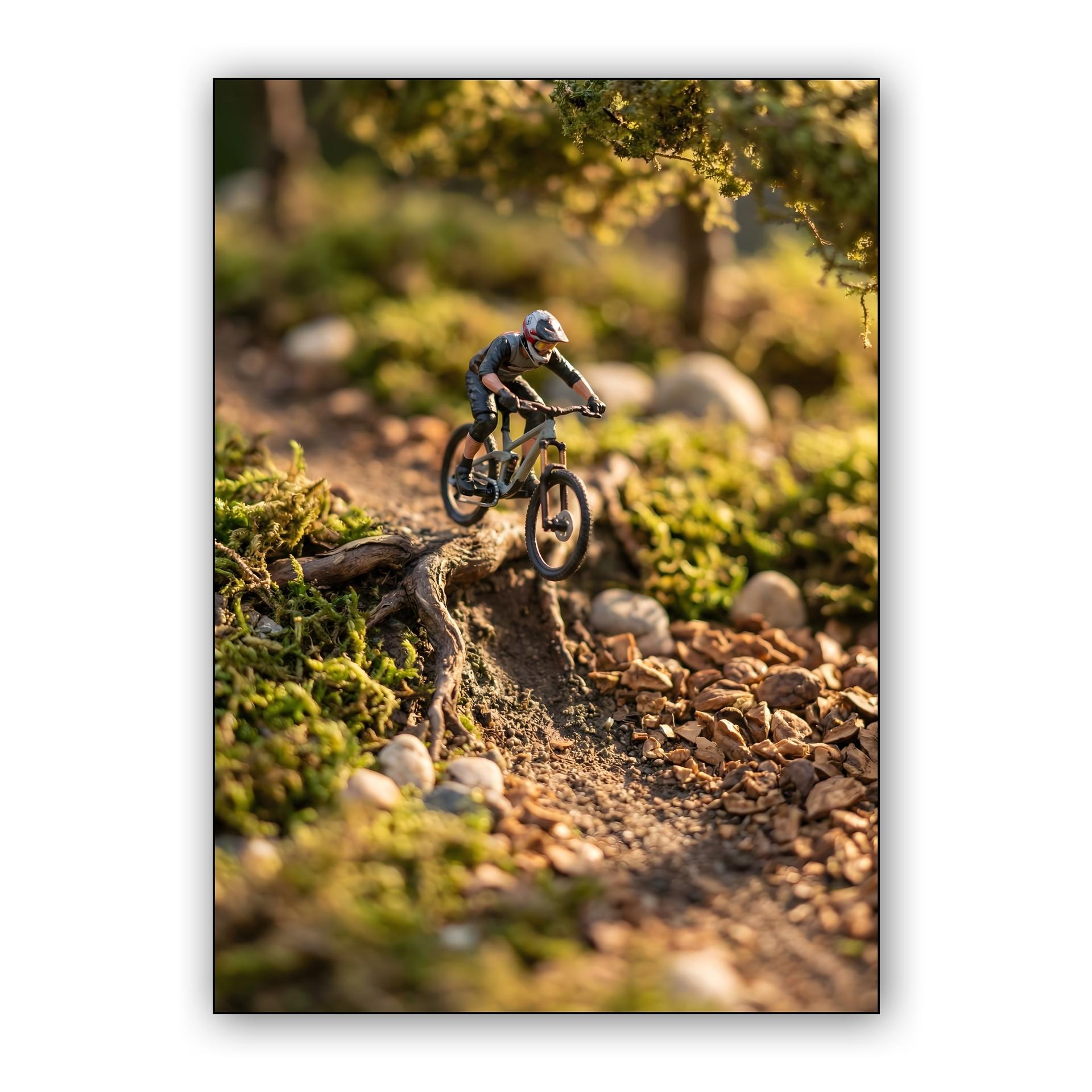 Miniature Momentum: Golden Hour Trail Shredder