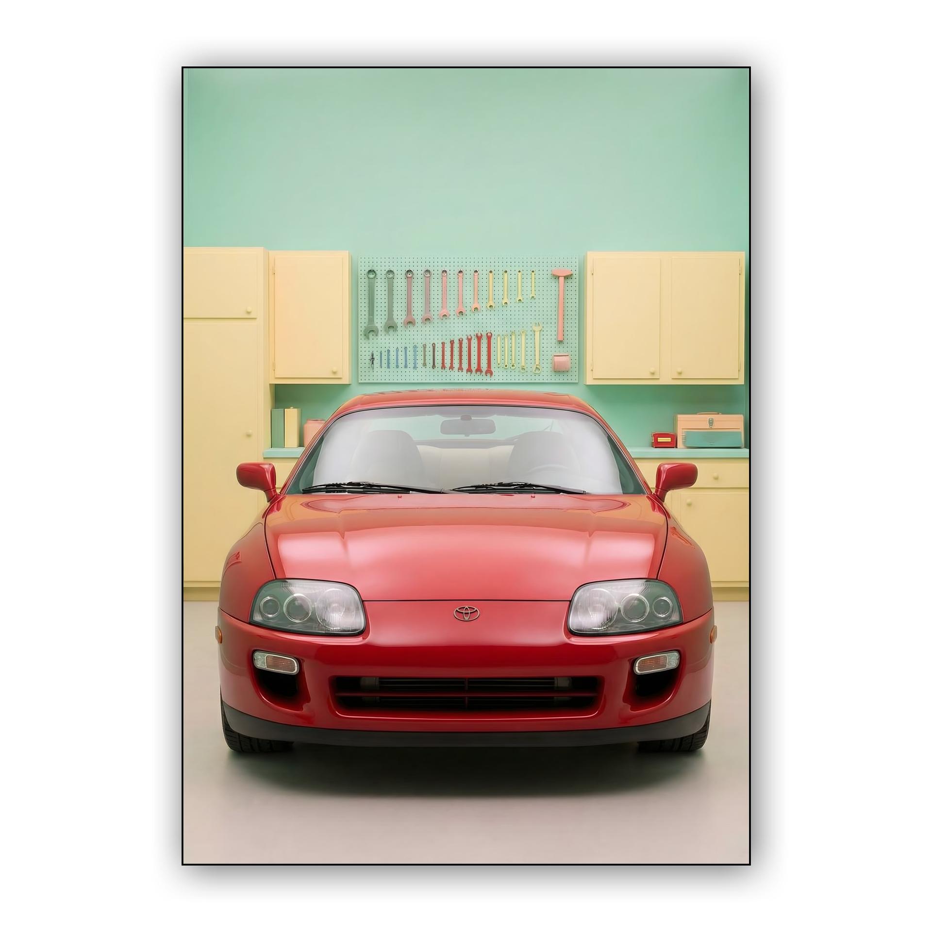 Red Supra Pastel Garage Symmetry