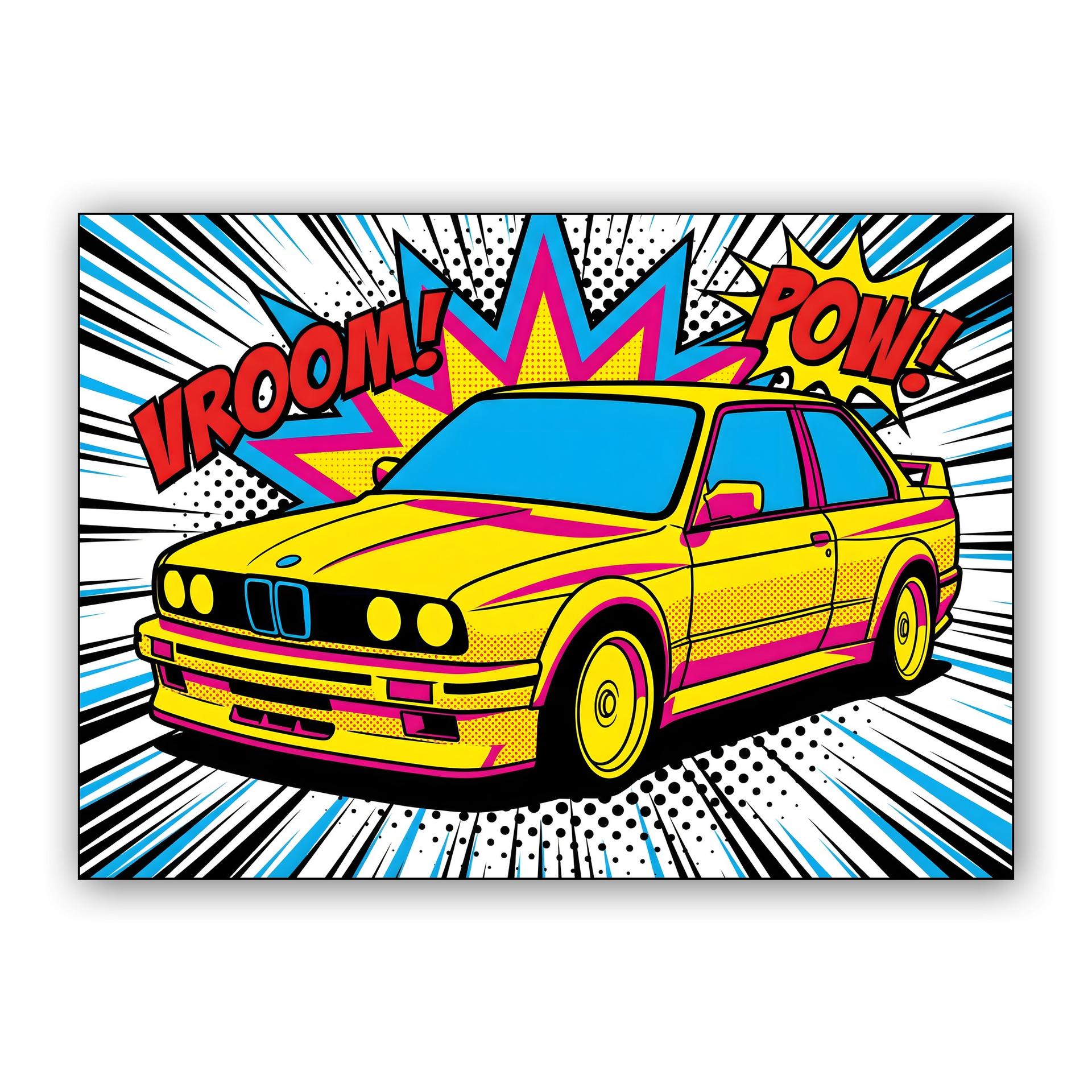BMW E30 M3: Comic Pop Vroom