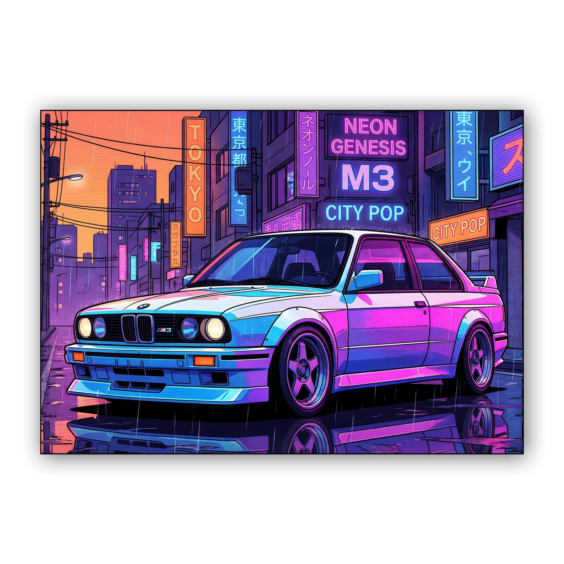 BMW E30 M3: Tokyo City Pop Night