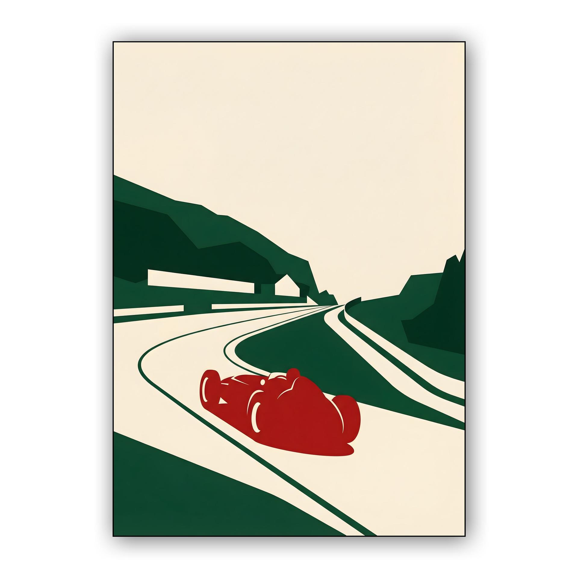 Vintage Speed: The Eau Rouge Ascent