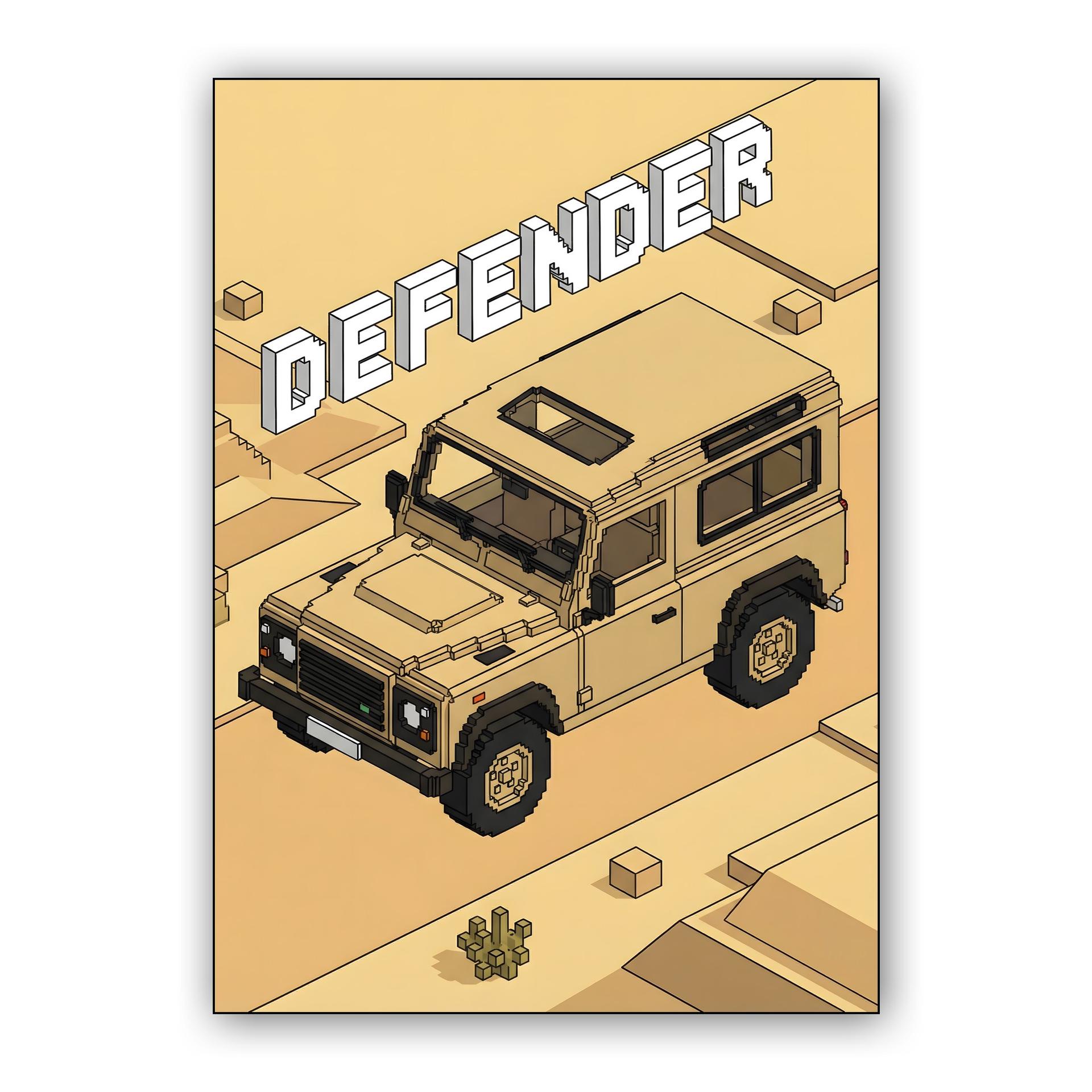 Voxel Desert Defender 90