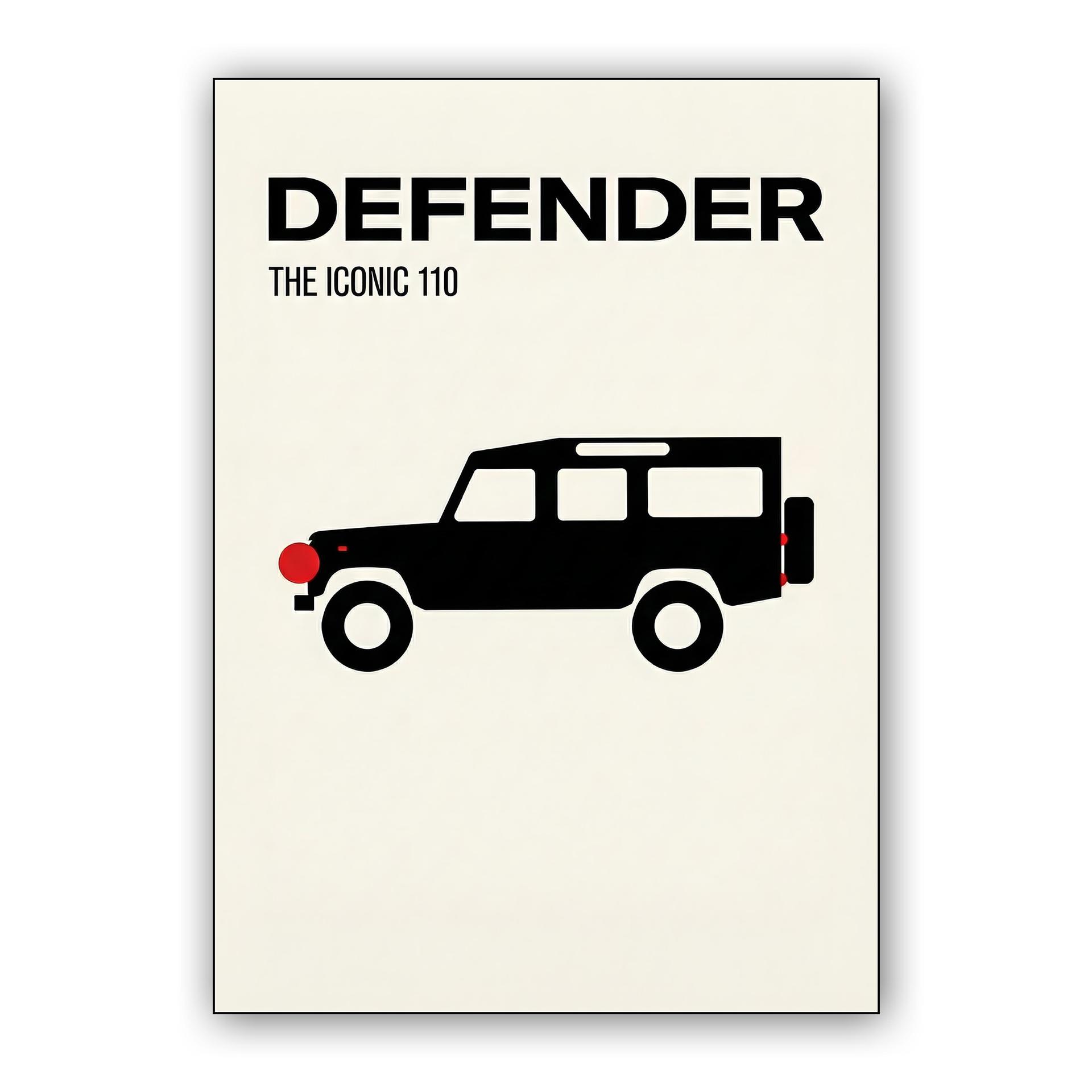 Minimalist Defender 110 Silhouette