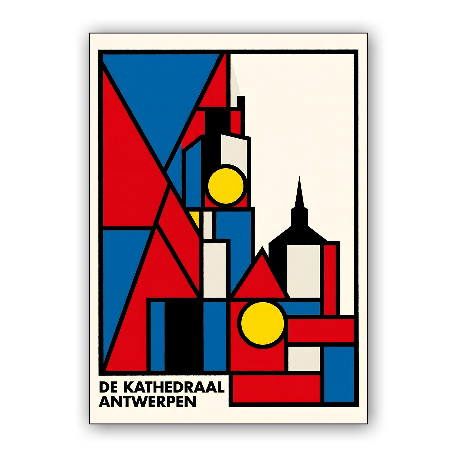 De Kathedraal Antwerpen Geometric Abstract