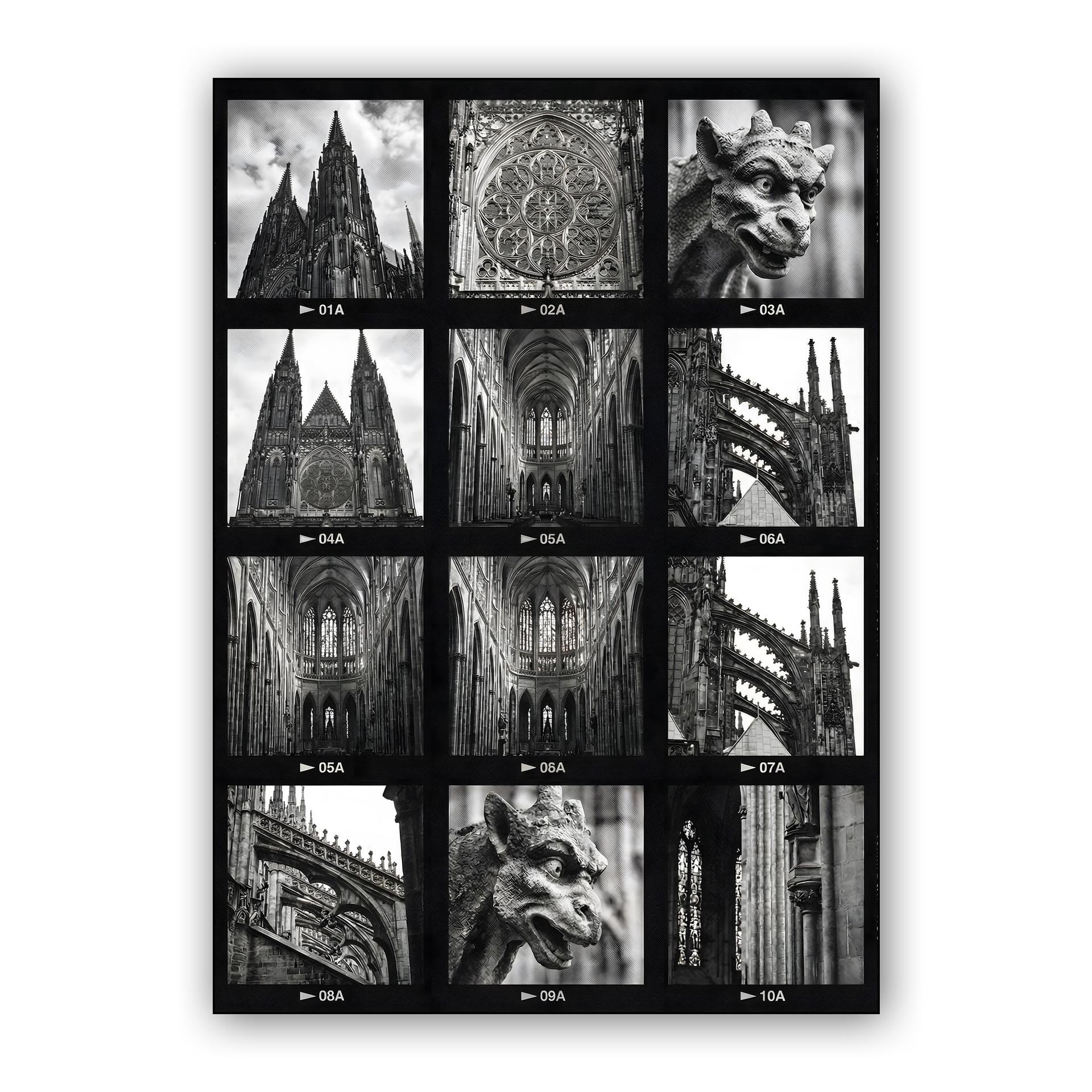 Prague Gothic Contact Sheet