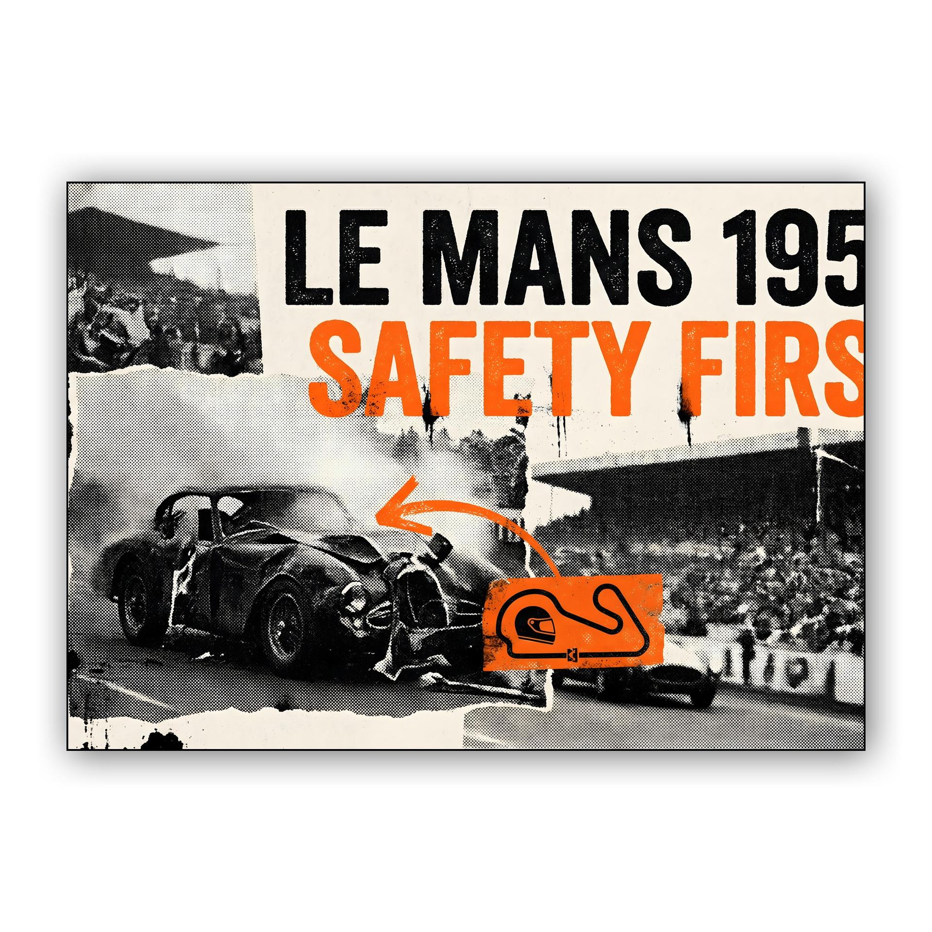 Le Mans 1955: Safety First Historical Collage