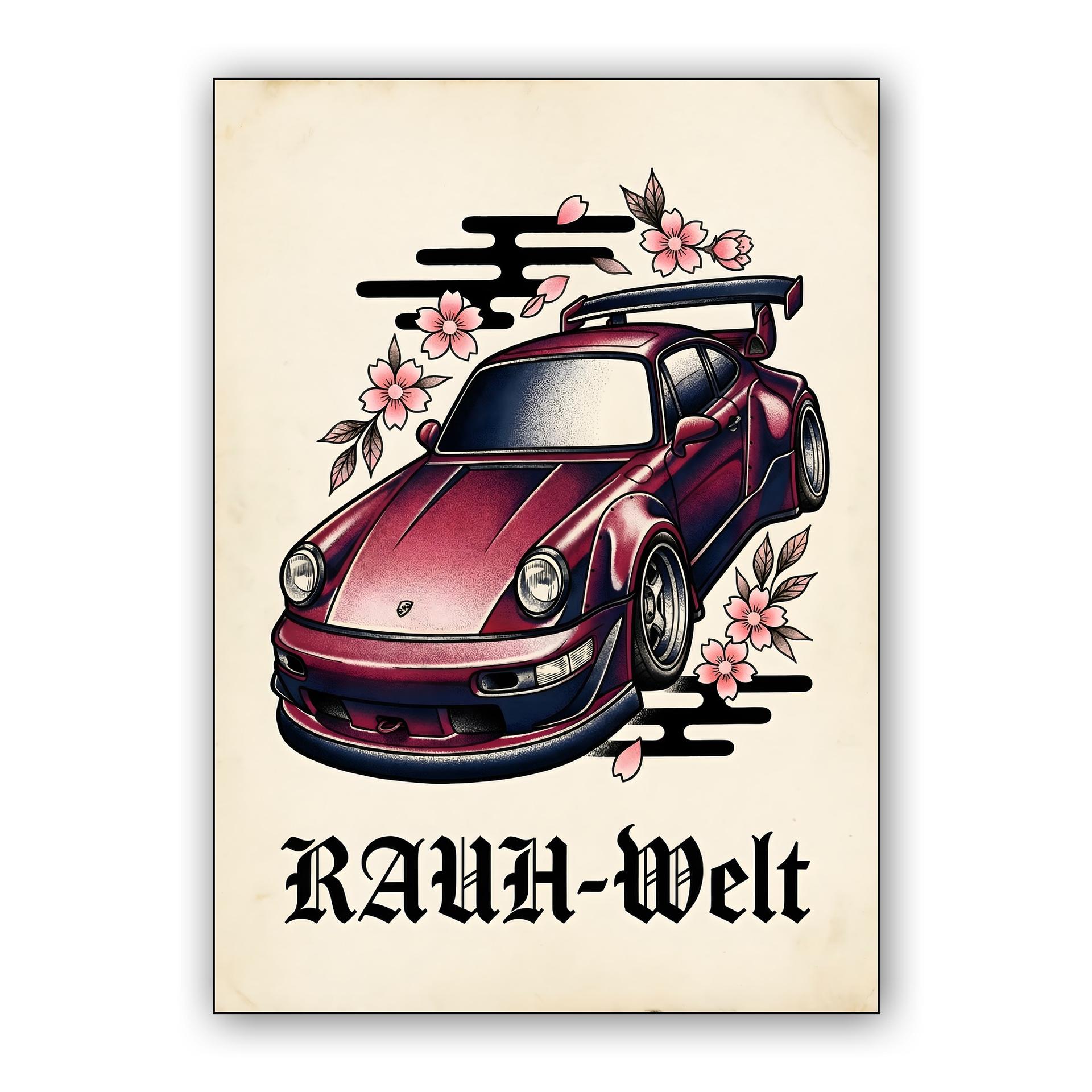 Rauh-Welt Sakura: Neo-Traditional Porsche 964