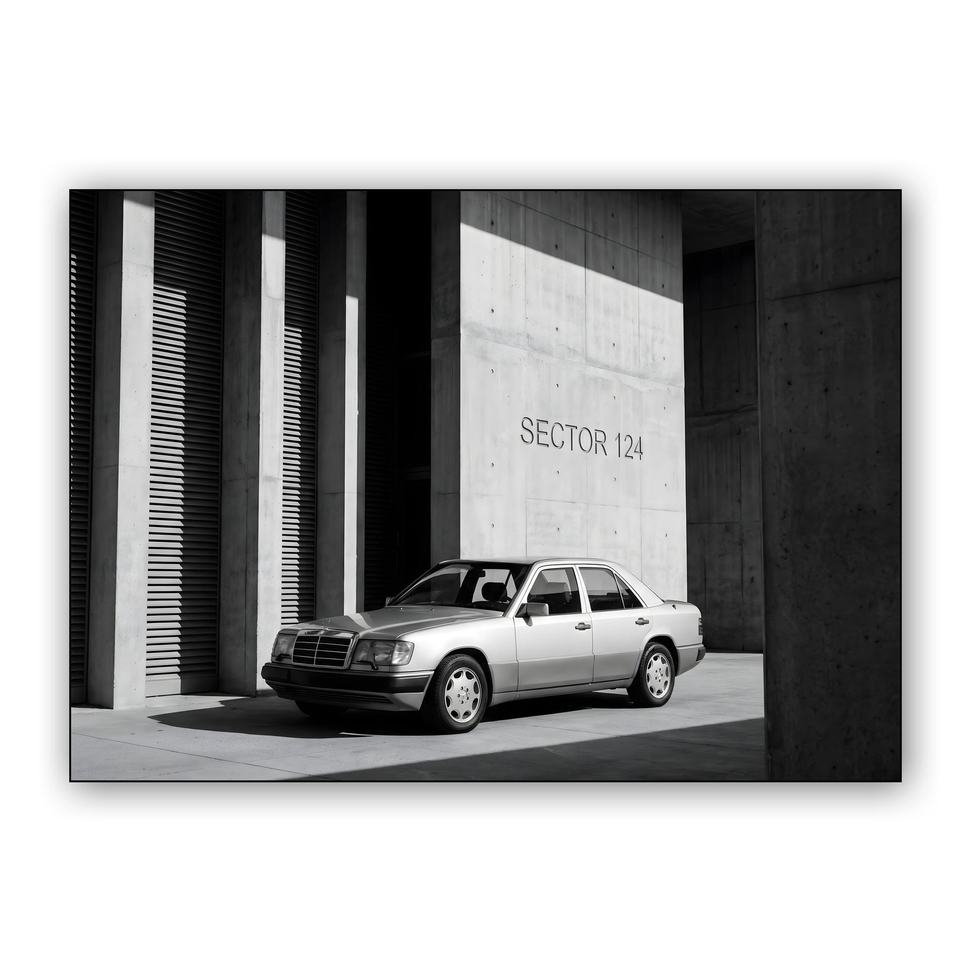Sector 124: Brutalist Mercedes W124