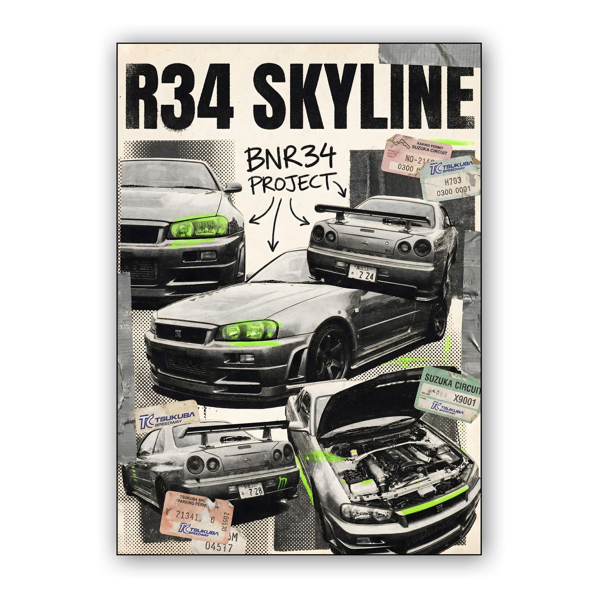 BNR34 Project Tuner Collage