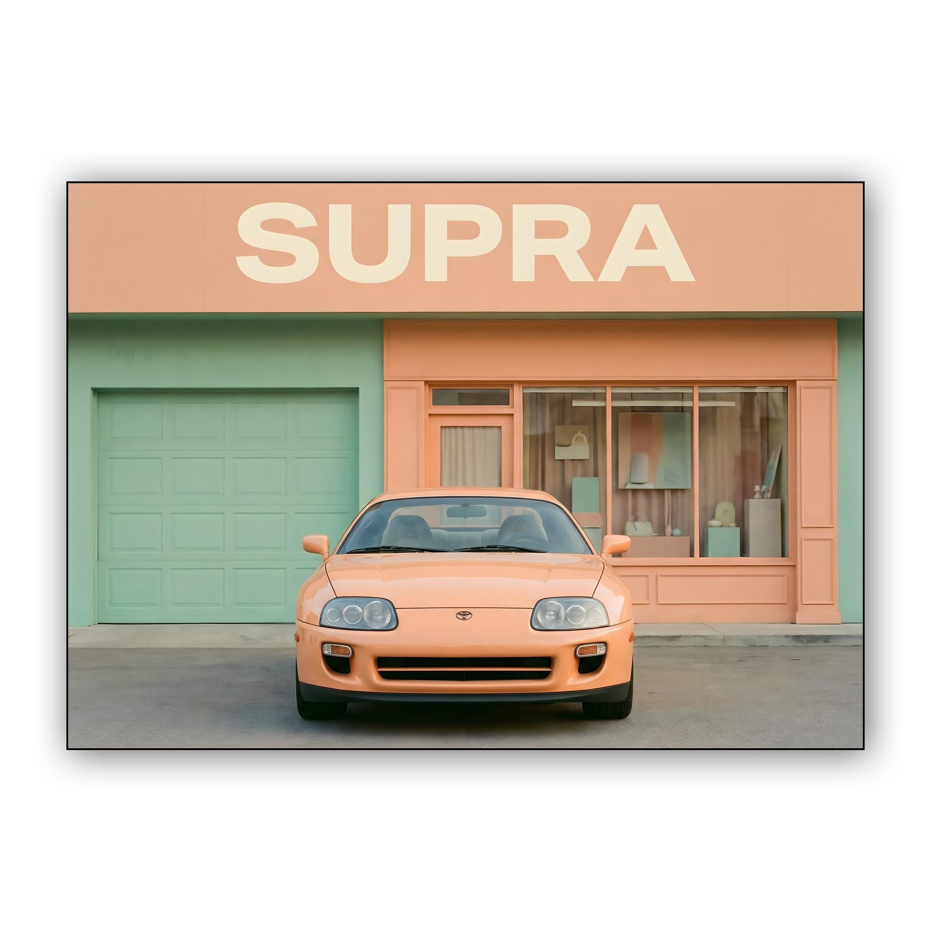 Pastel Dreams: Toyota Supra A80 in Palm Springs