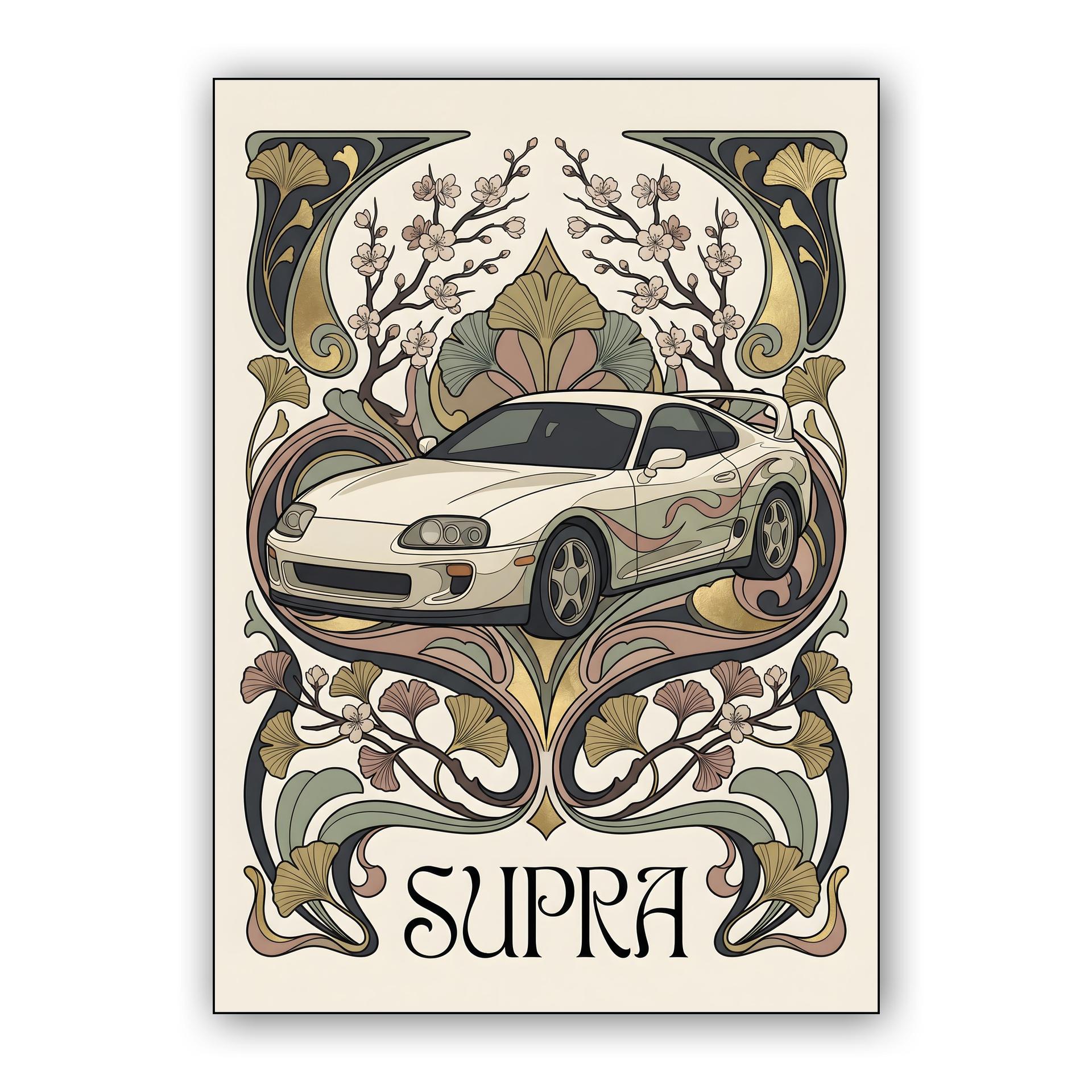 Art Nouveau Toyota Supra A80