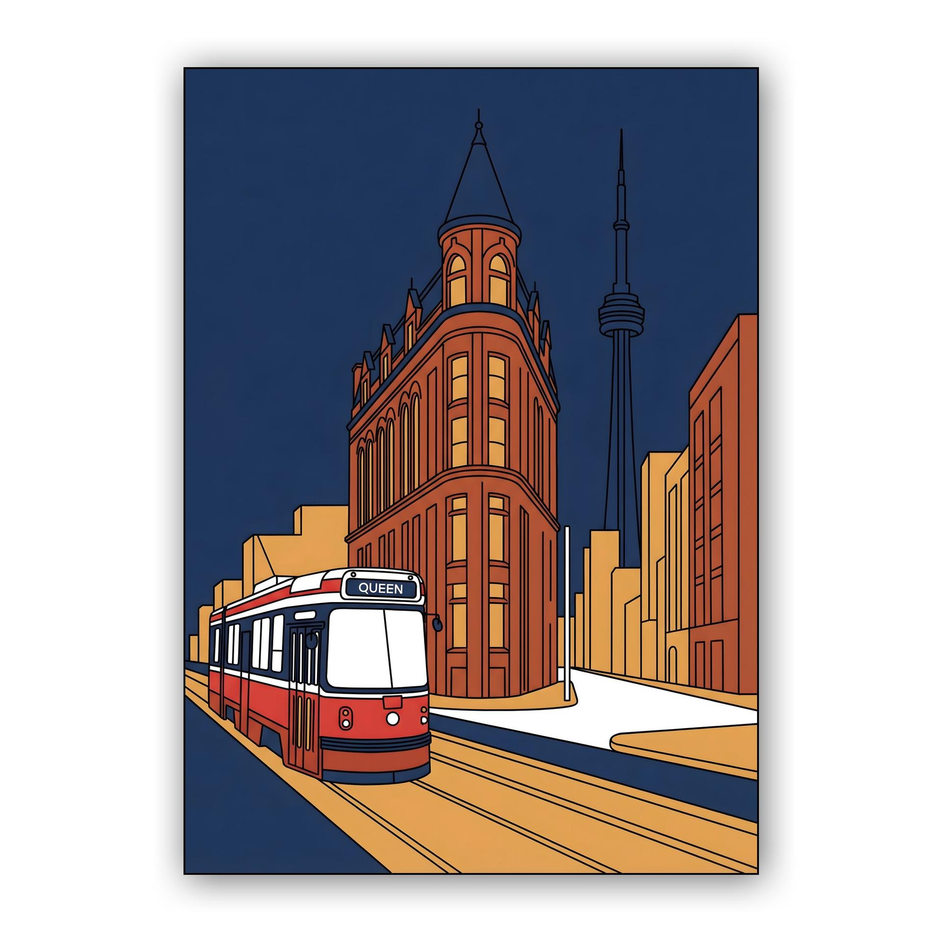 Toronto Urban Transit: Gooderham and CN Tower