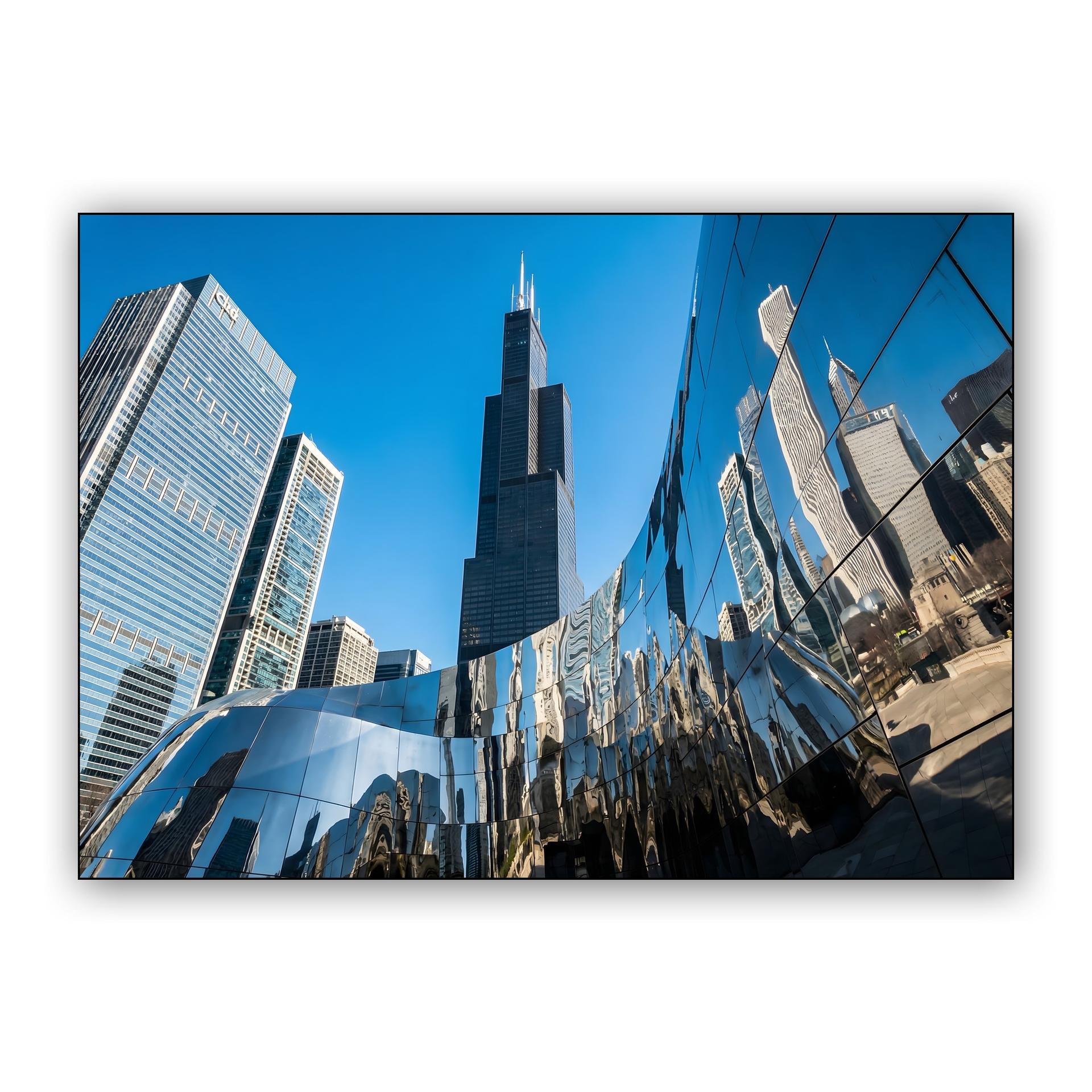 Chicago Chrome: Willis Tower Reflection