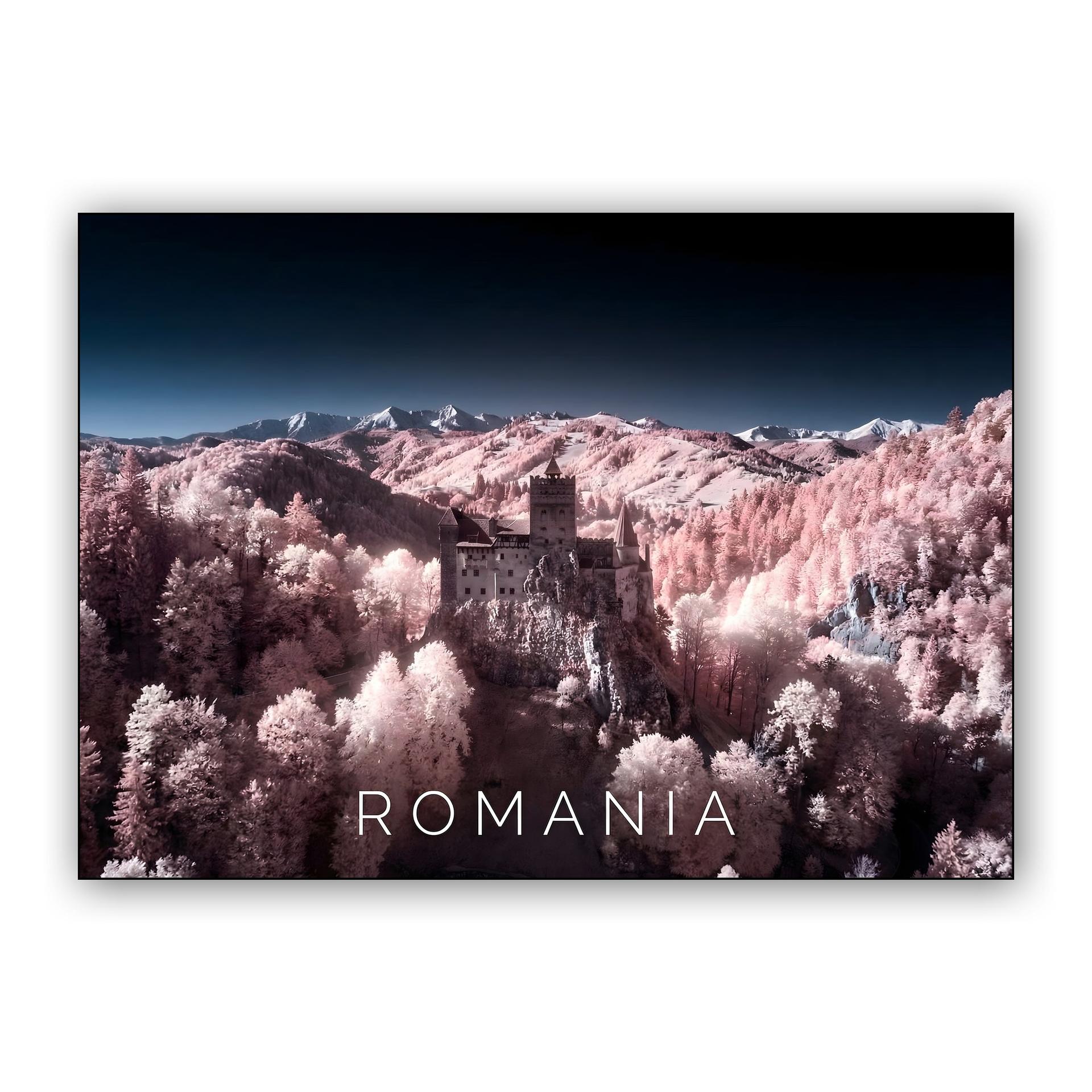 Infrared Majesty: Bran Castle Romania