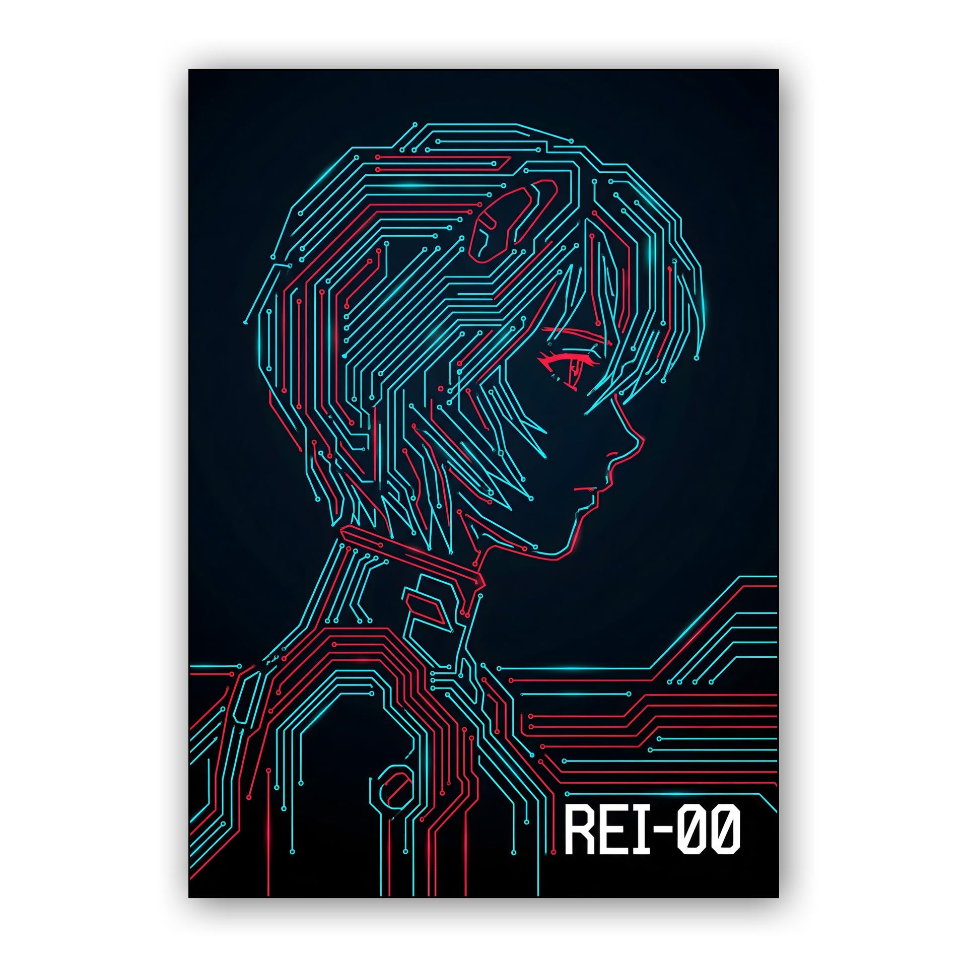 Rei Ayanami: Cybernetic Circuitry