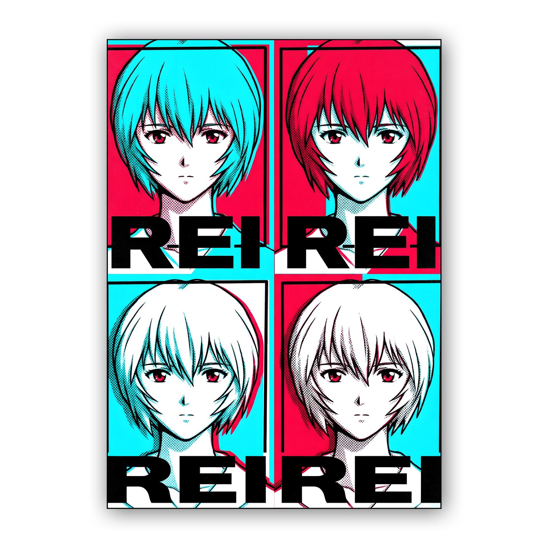 Rei Ayanami: Pop Art Quadrant