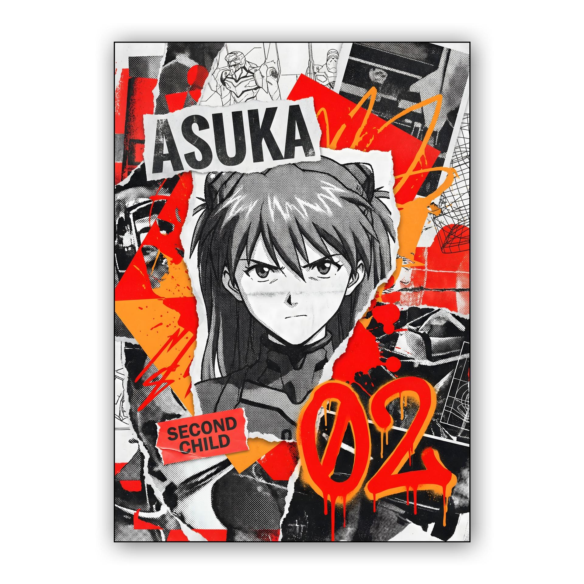 Asuka 02: Second Child Punk Collage