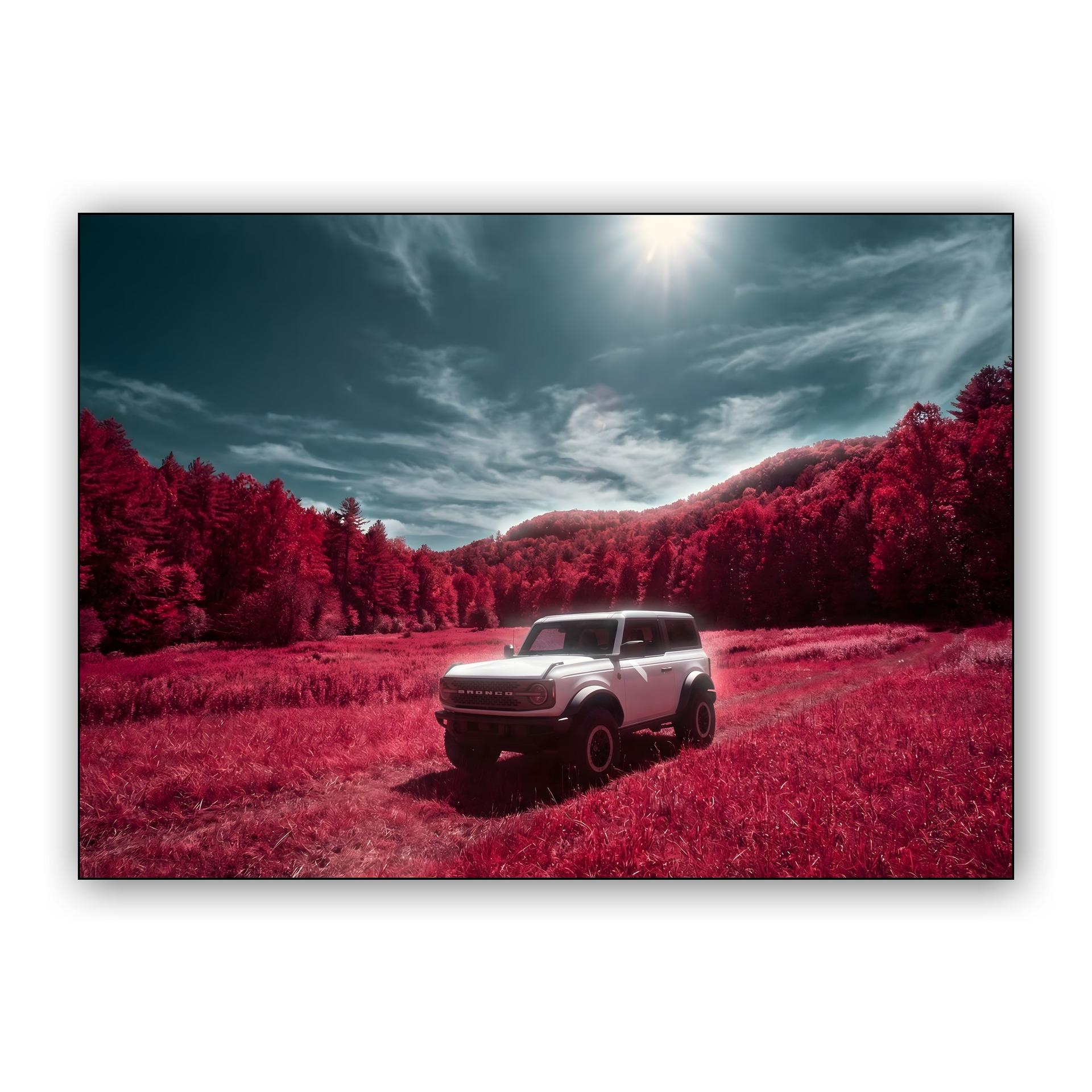 Crimson Horizon Ford Bronco Infrared