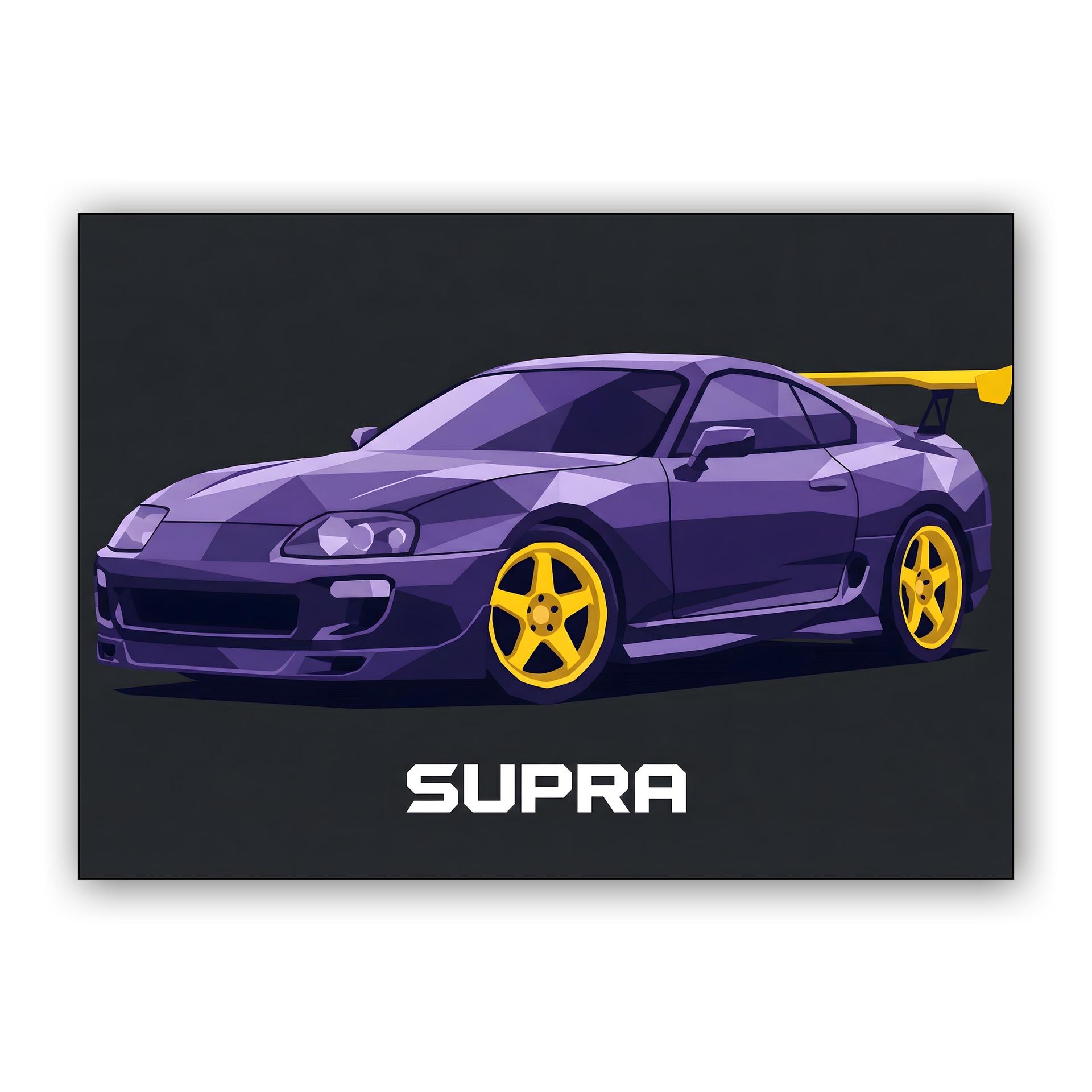 Low Poly Toyota Supra A80