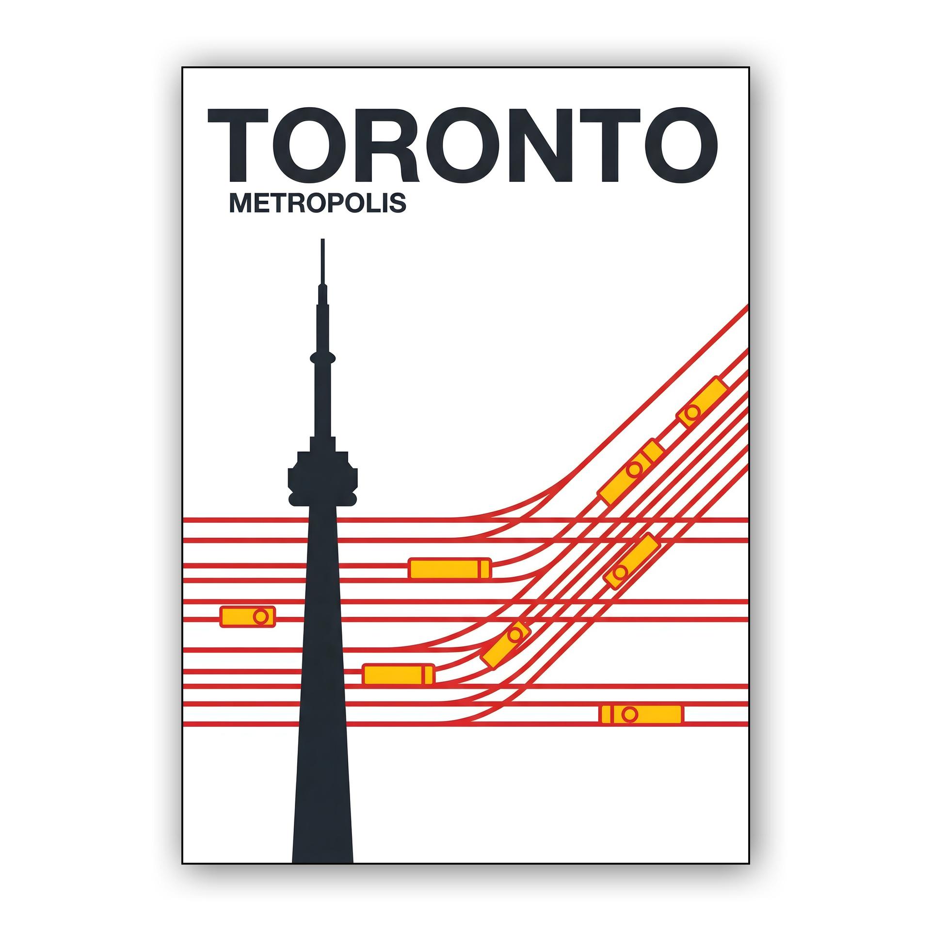 Toronto Metropolis Transit Illustration