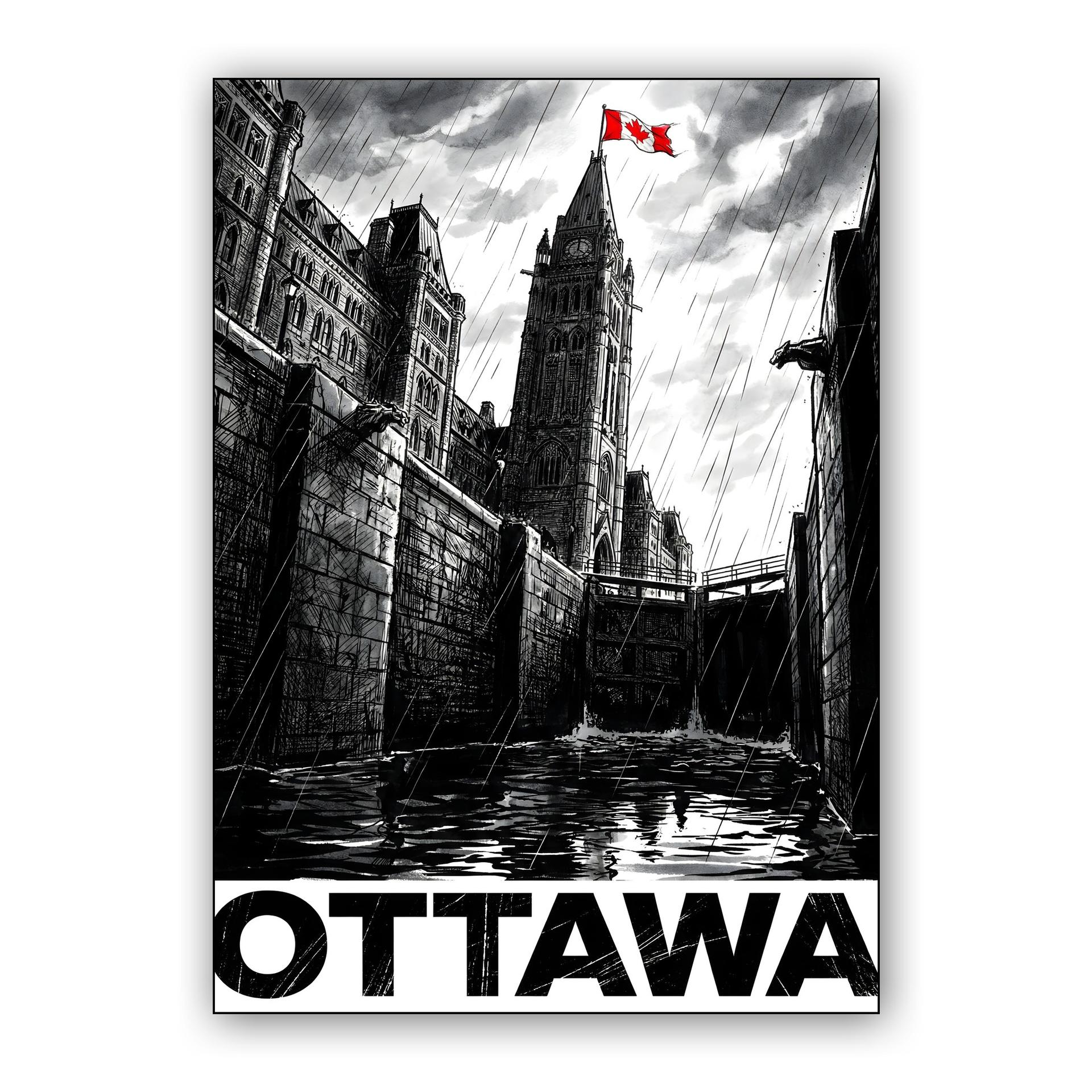 Ottawa Noir: Rain Over the Locks