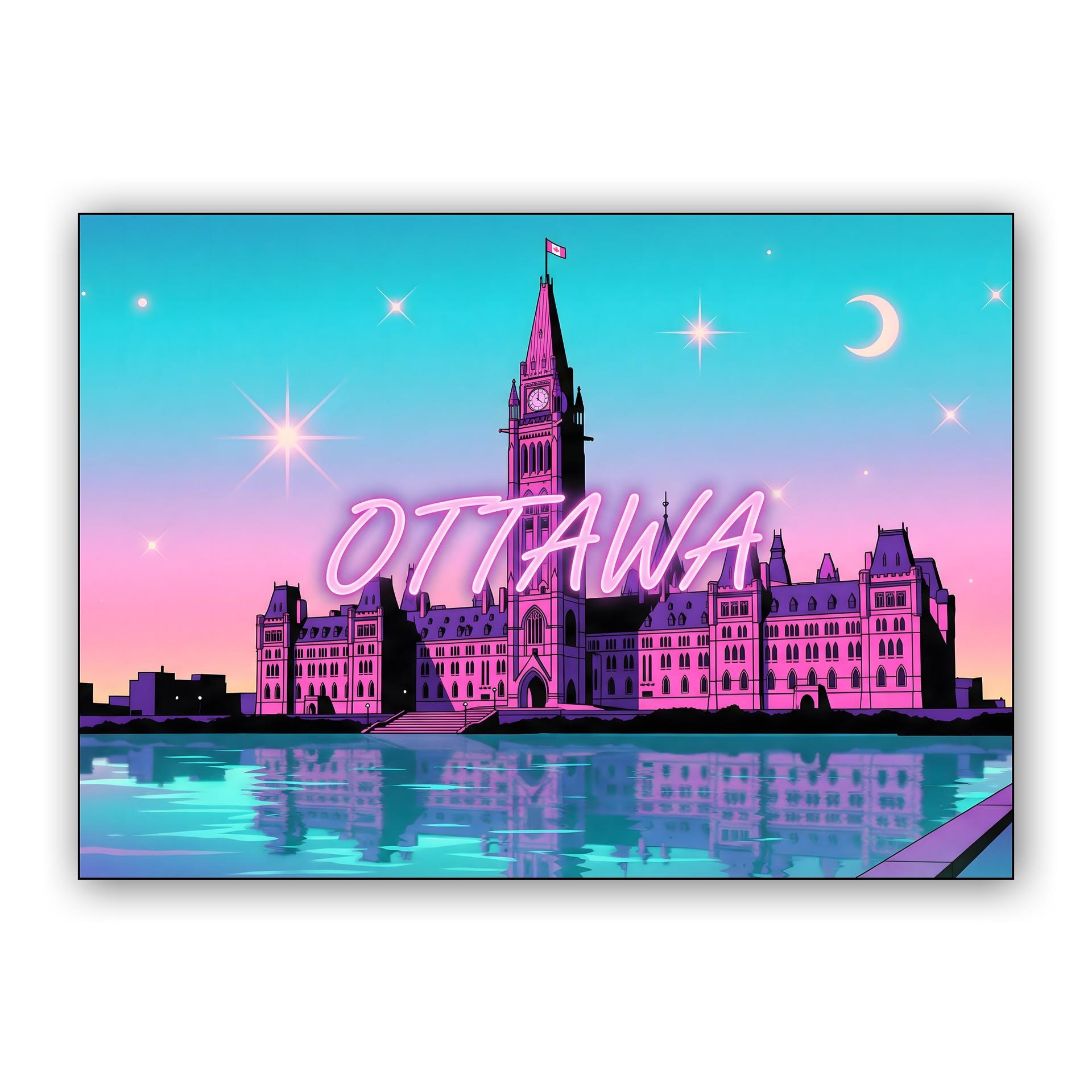 Ottawa City Pop Nightscape