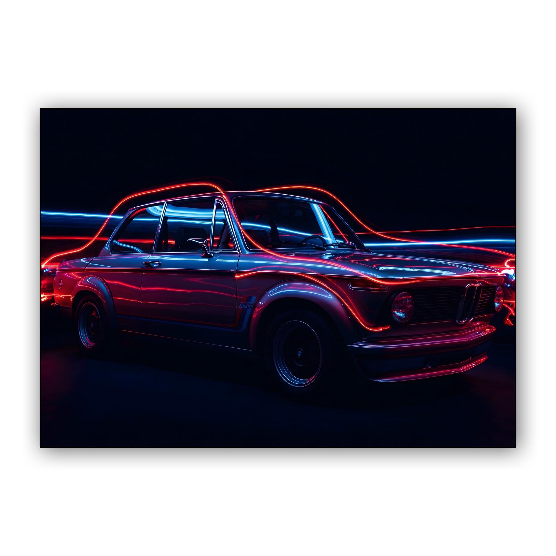BMW 2002 Light Trails Nocturne