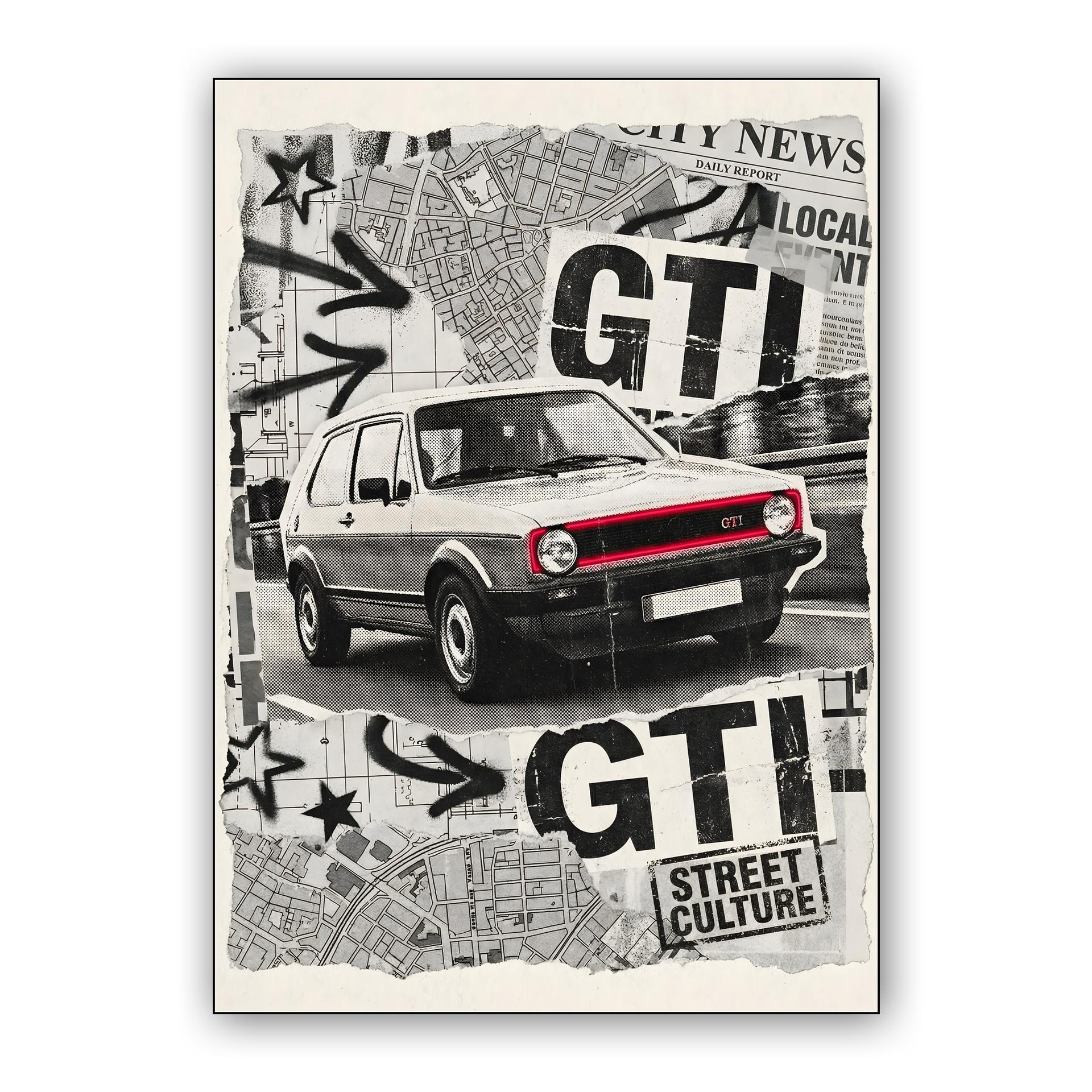 GTI Street Culture: The Original Hot Hatch Collage