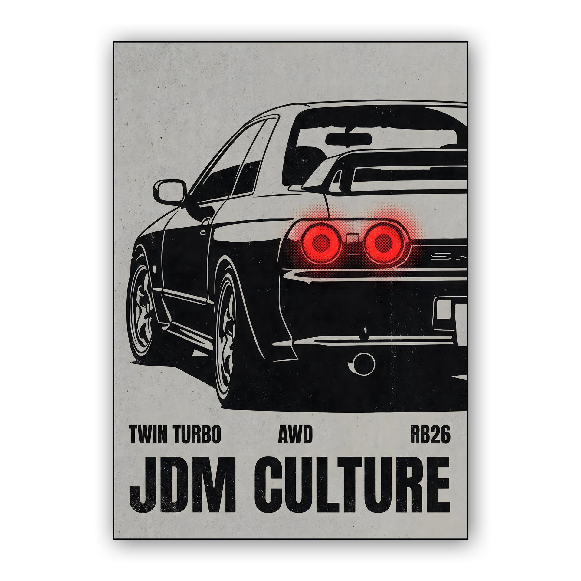 JDM Culture: R32 GT-R Technical Illustration