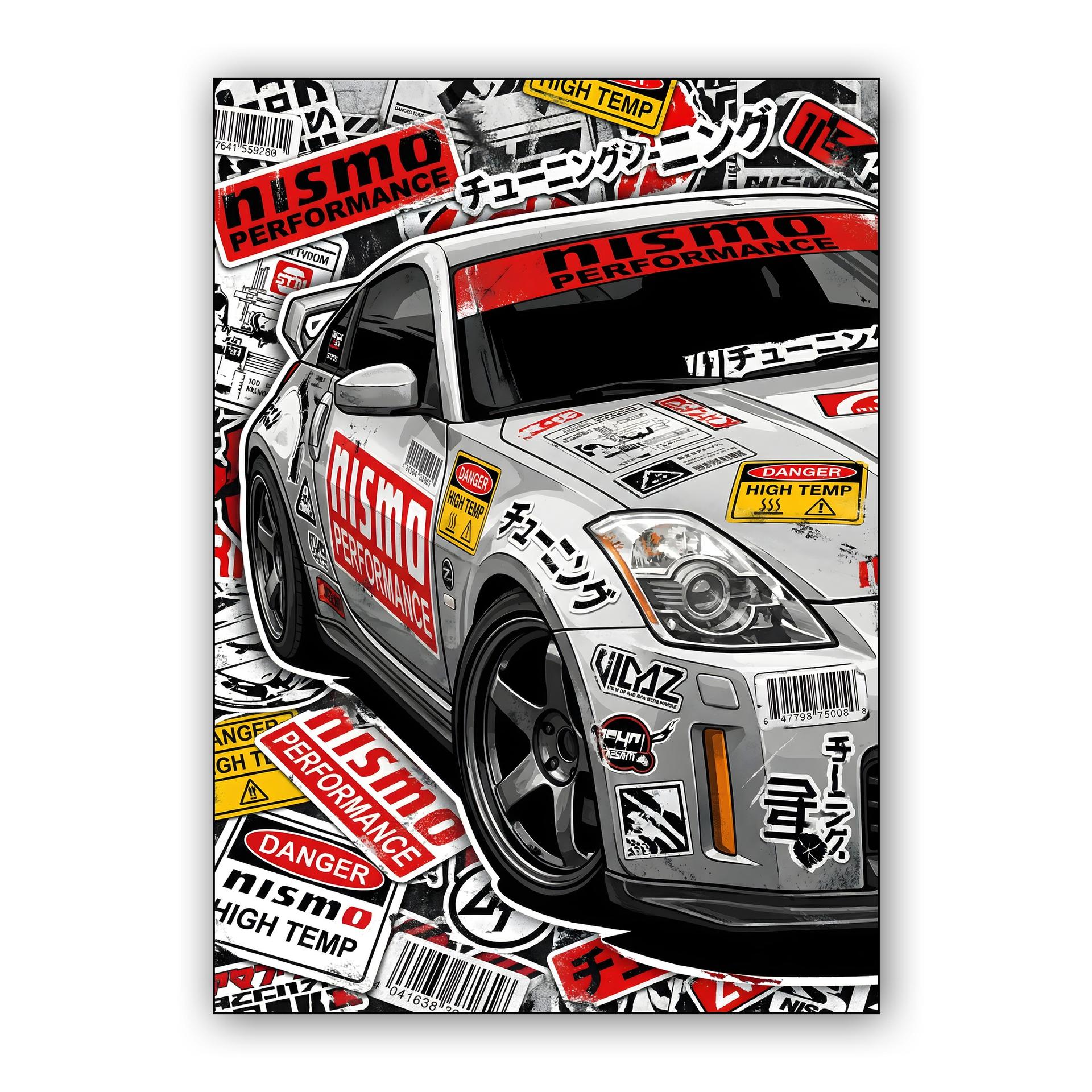 Z33 Nismo Performance: Sticker Bomb Illustration