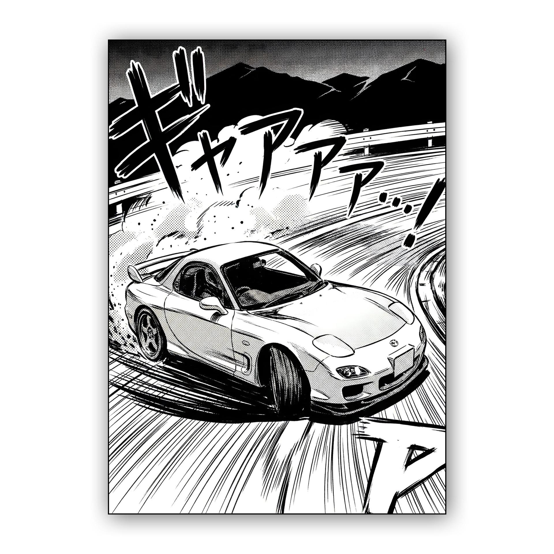 Rotary Screech: RX-7 FD Manga Drift