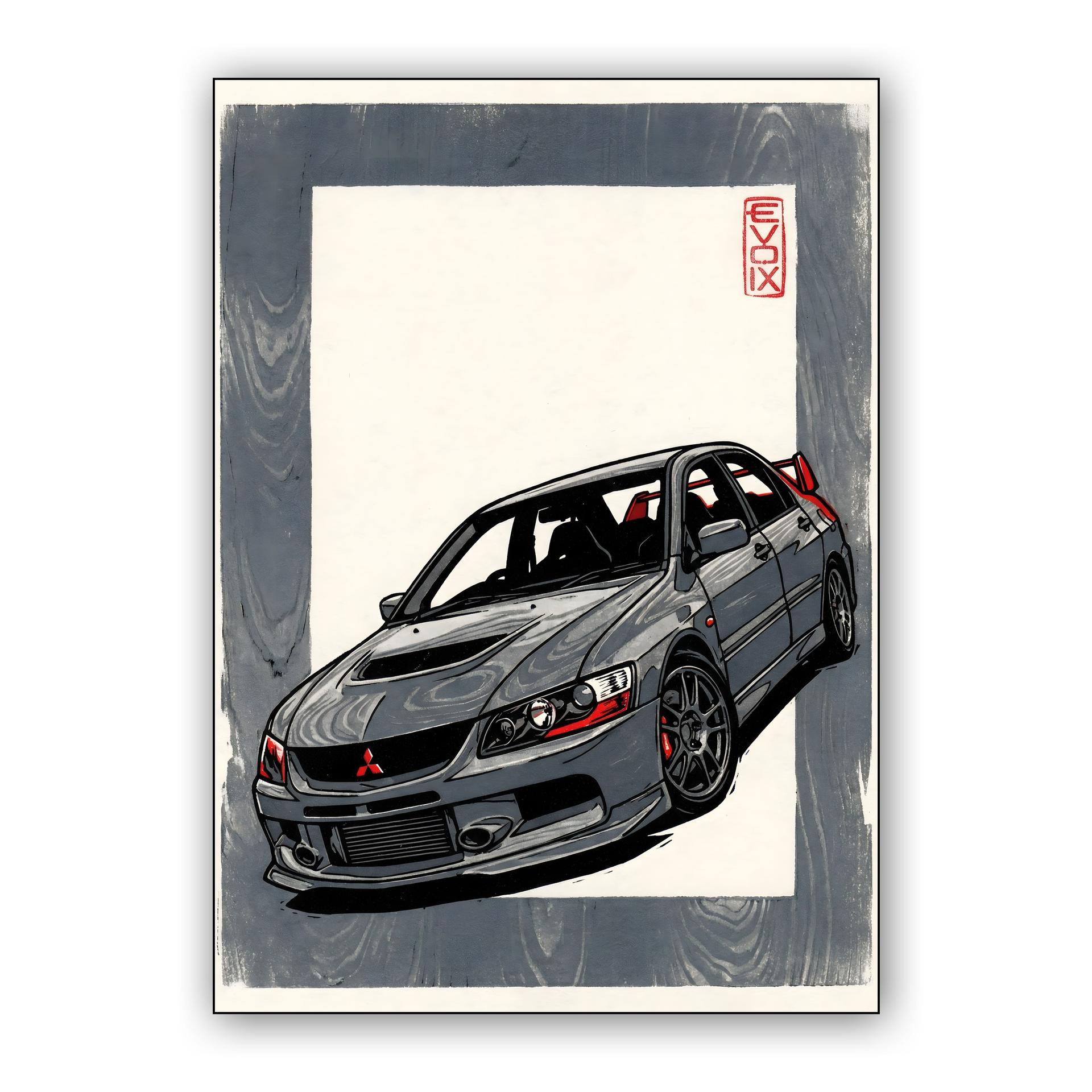 Evolution IX: Heritage Ink Illustration