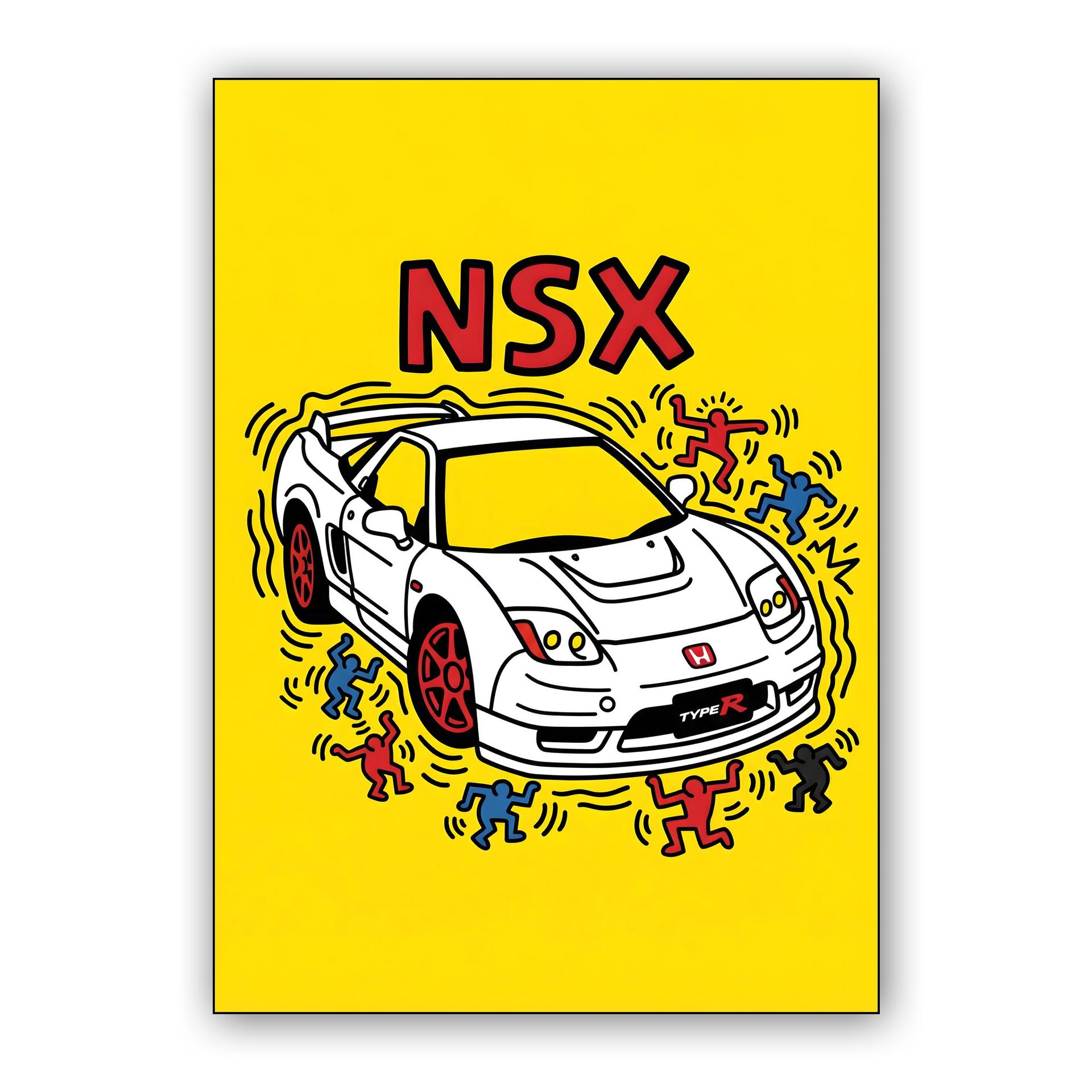 NSX Energy: Keith Haring Style Tribute