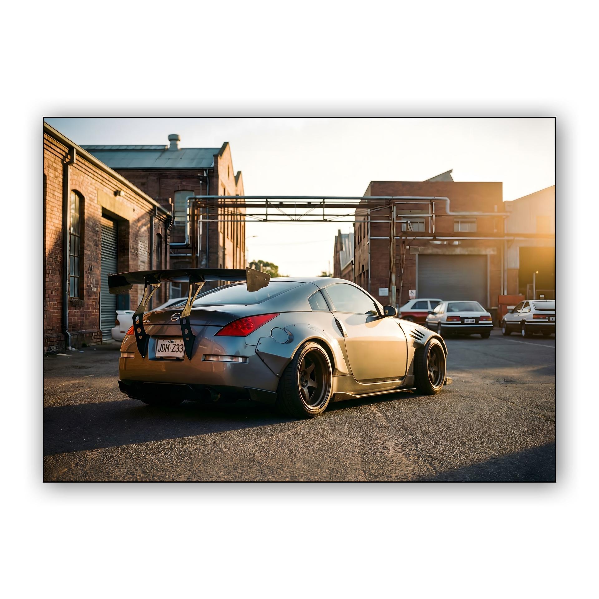 Golden Industrial Zenith: Widebody Nissan Z33