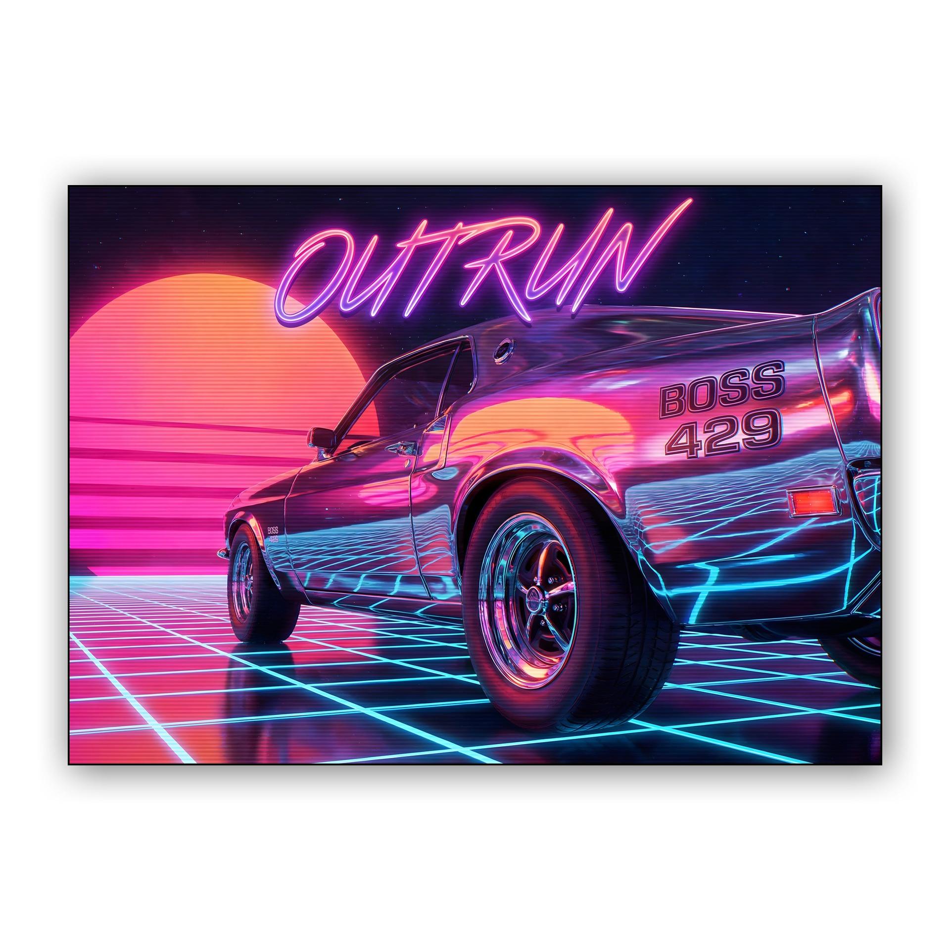 Boss 429 Neon Outrun Horizon