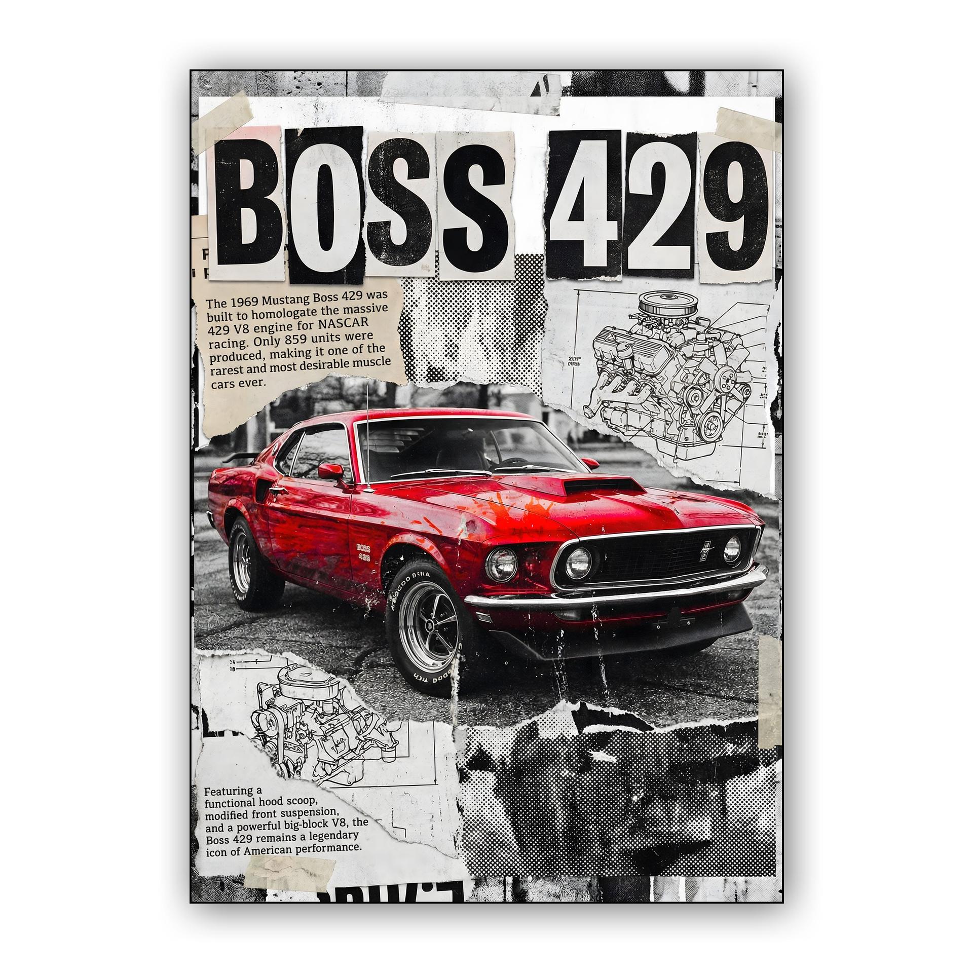Boss 429: Engineering the Legend Collage