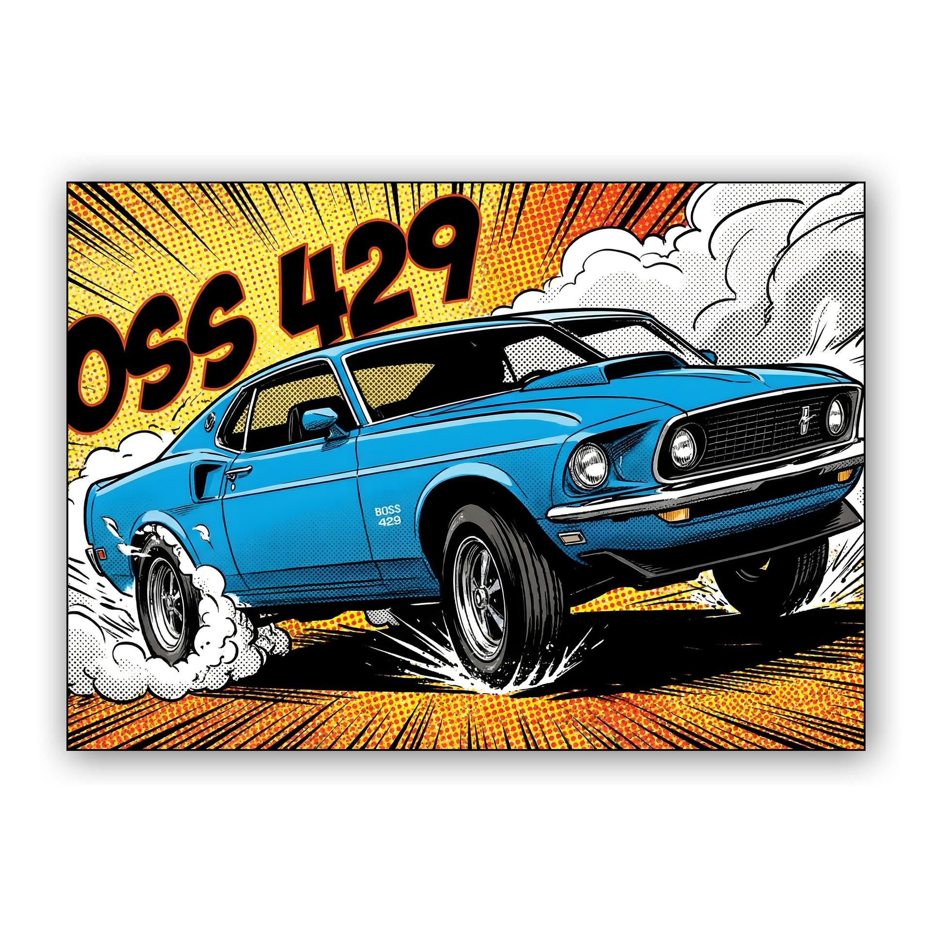 Boss 429 Comic Action Burnout