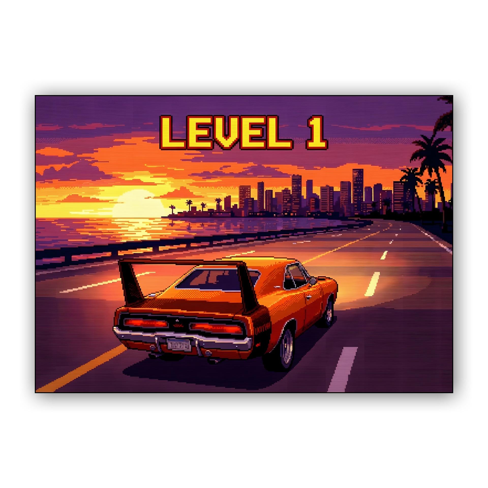 Level 1: Sunset Daytona Arcade