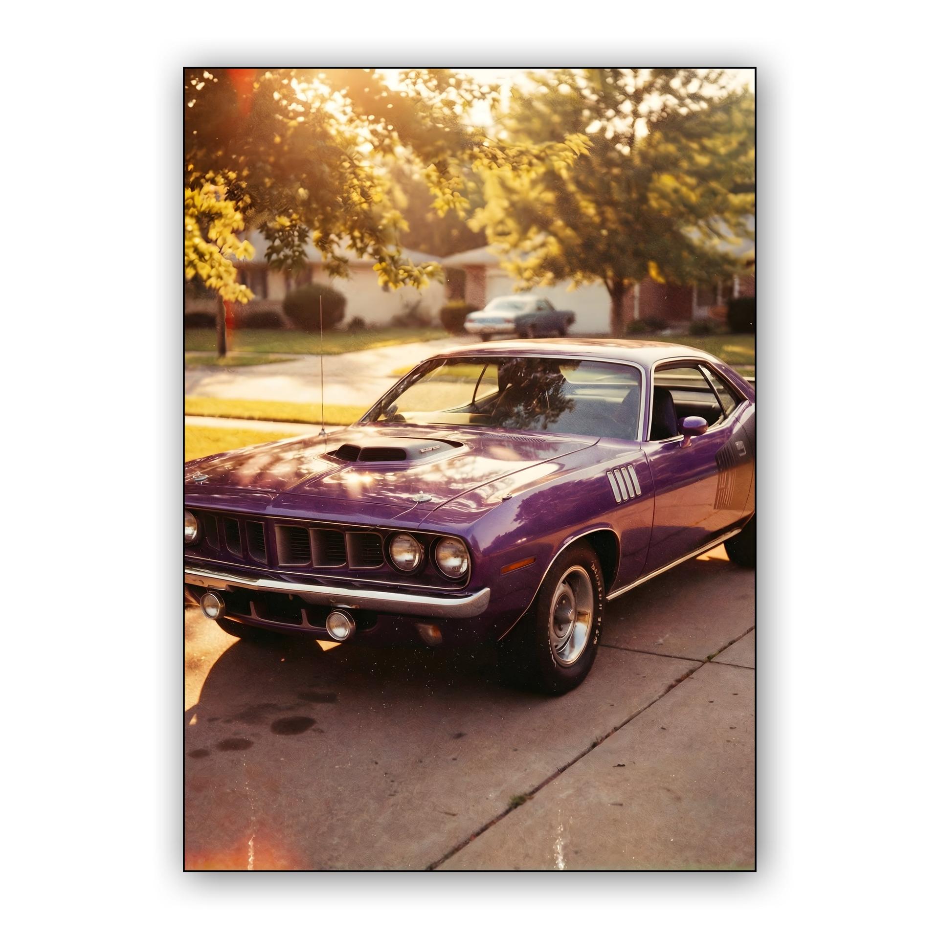 Plum Crazy Golden Hour: 1971 Plymouth Cuda
