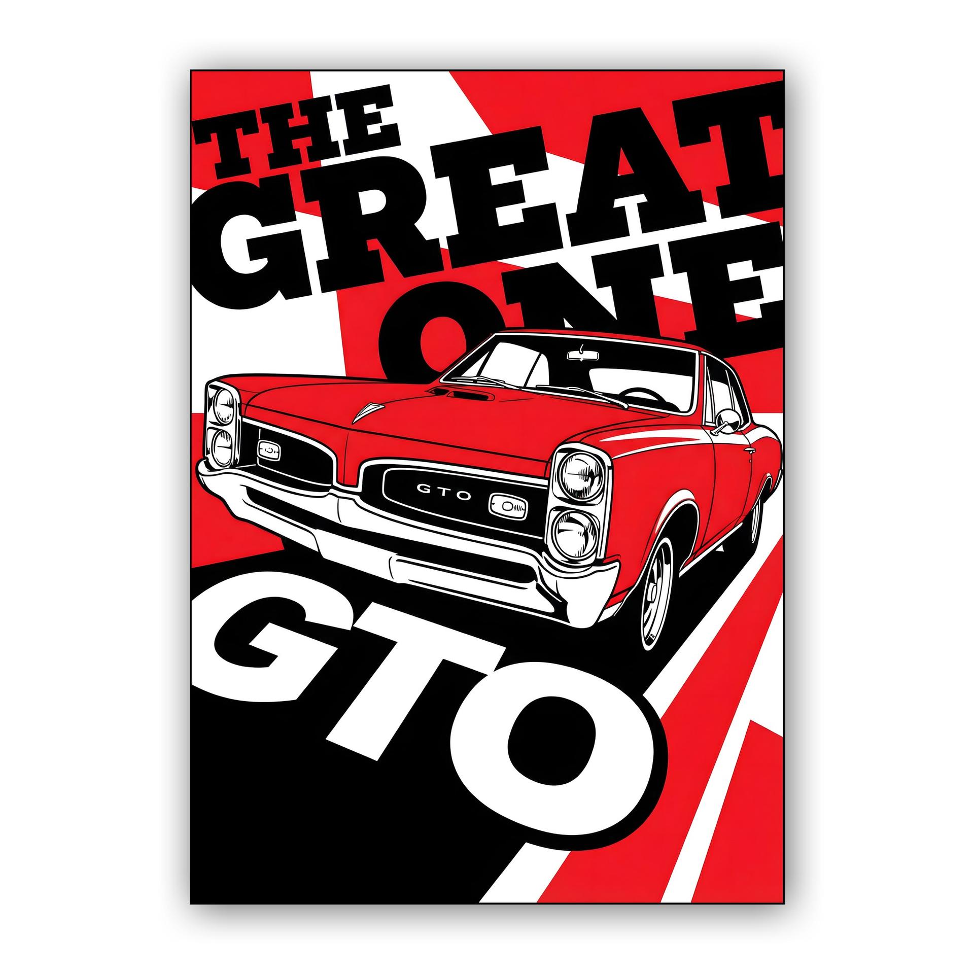 Pontiac GTO: The Great One Graphic Illustration