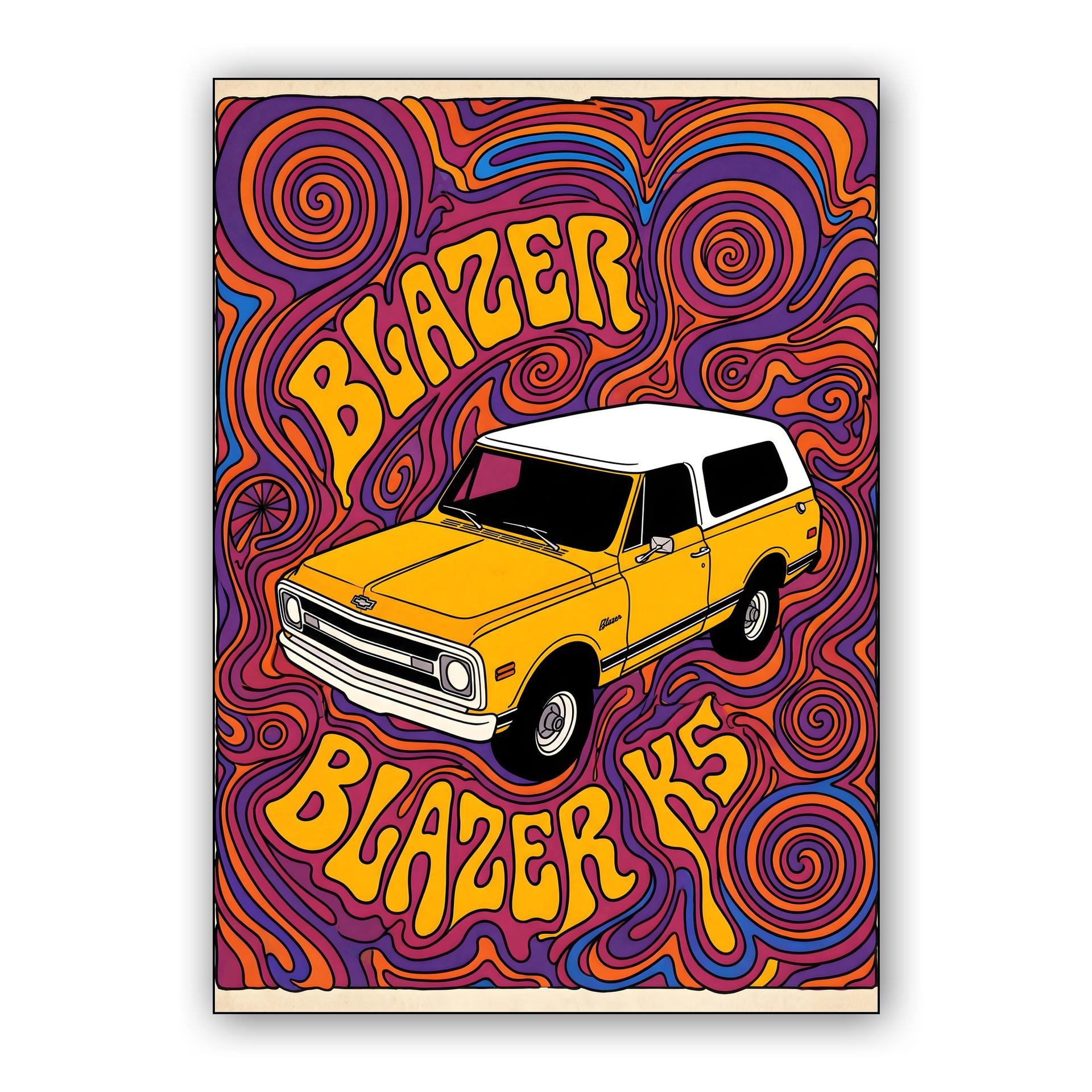 K5 Blazer: Psychedelic Retro Swirl