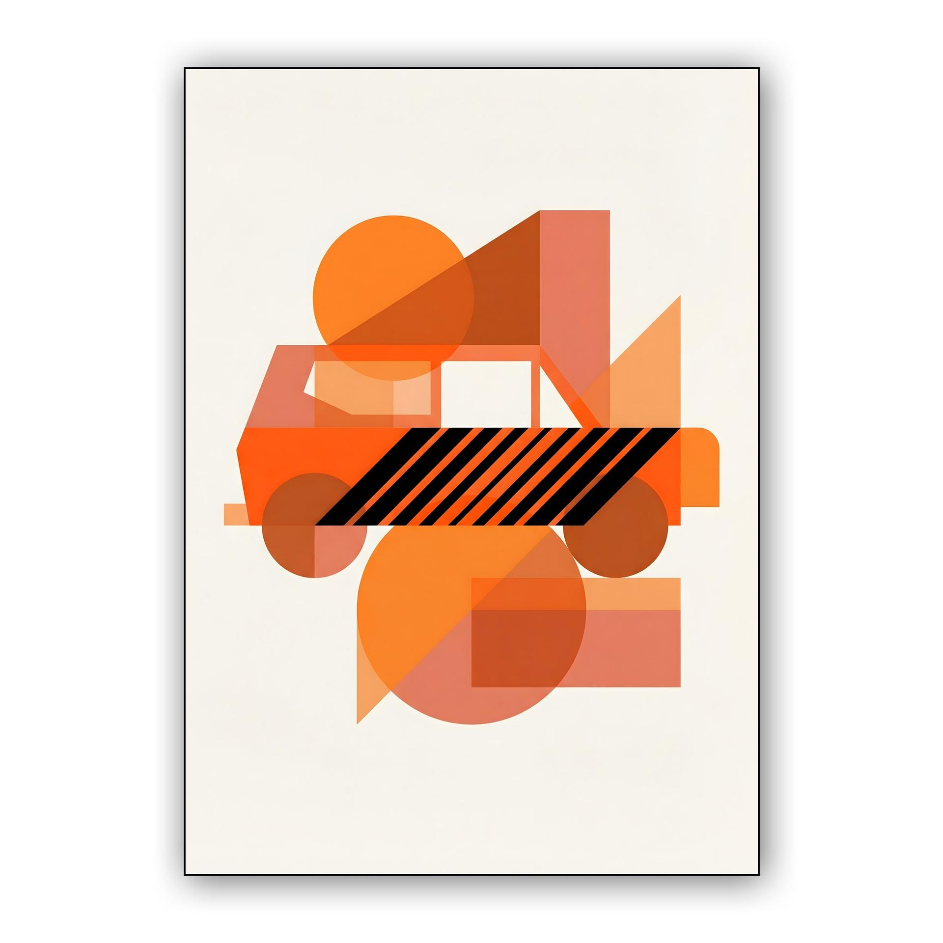 International Scout II Geometric Abstraction