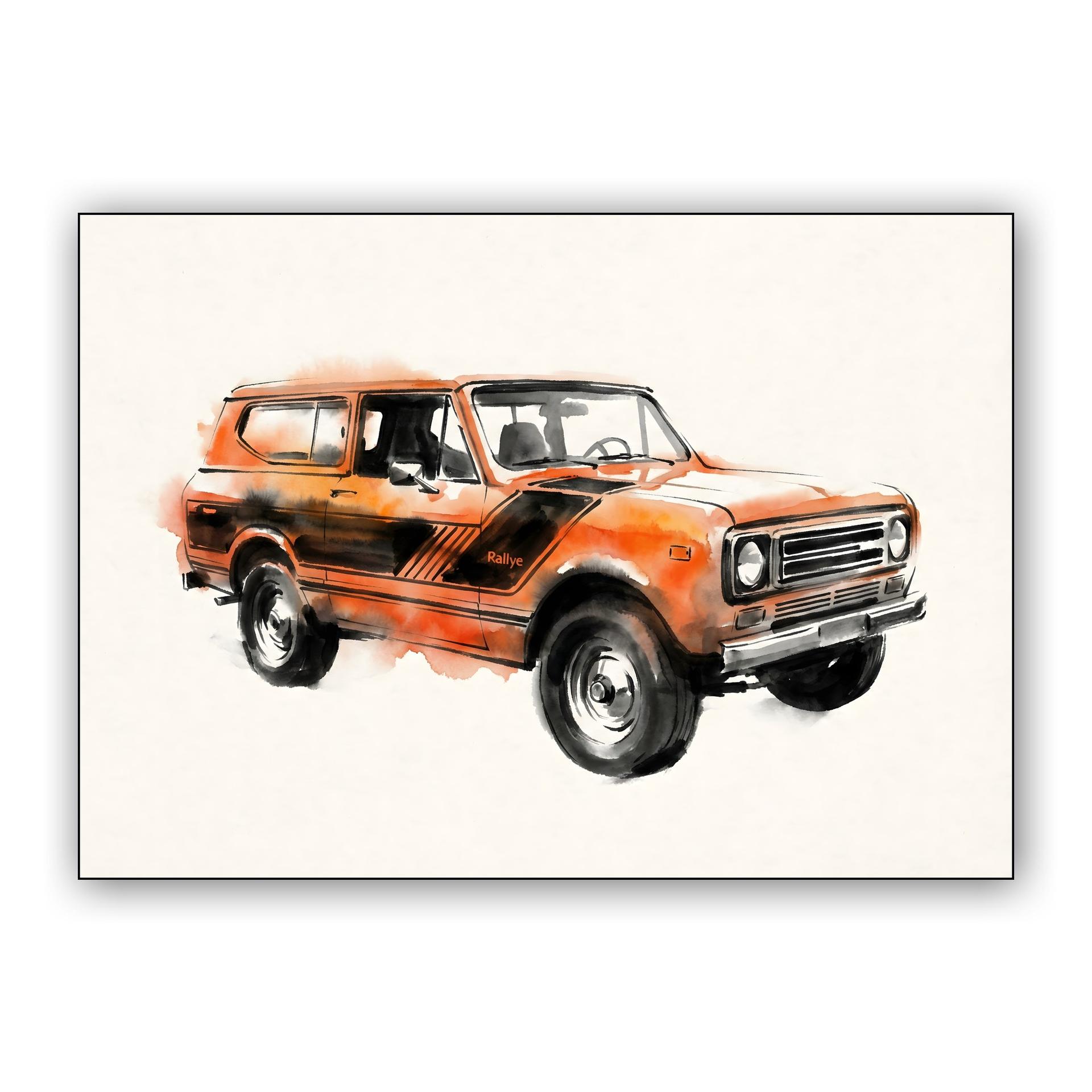 International Scout II: Watercolor Rallye Legend